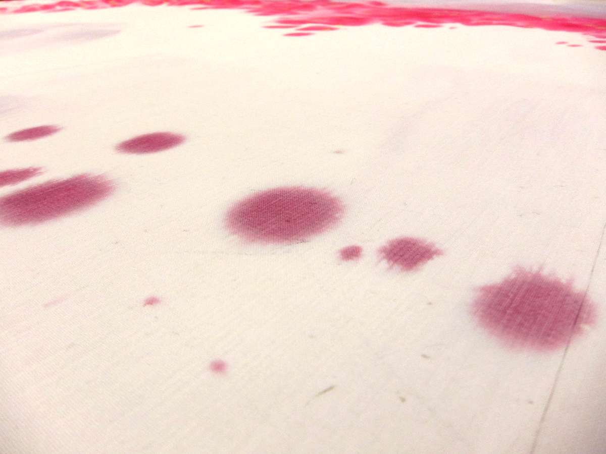 Hand Painted Silk Chiffon1