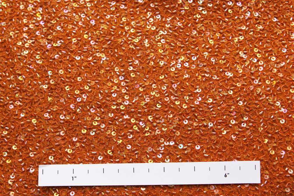 Sequins on Silk Chiffon1