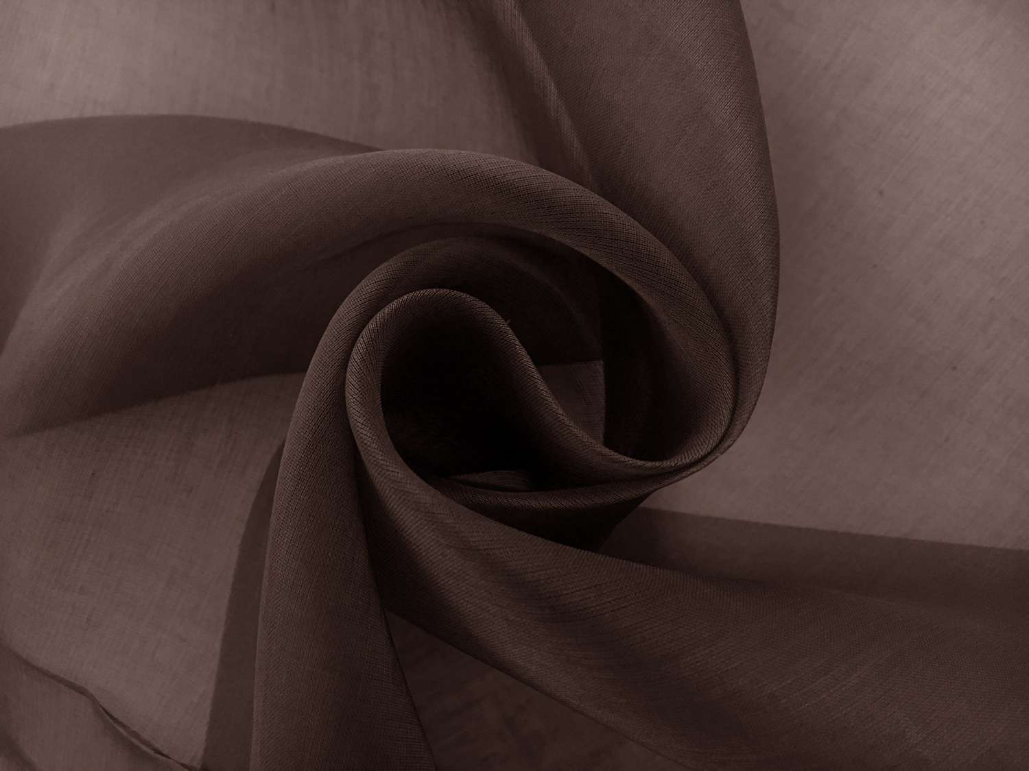 Swiss Cotton Organdy in Brown0