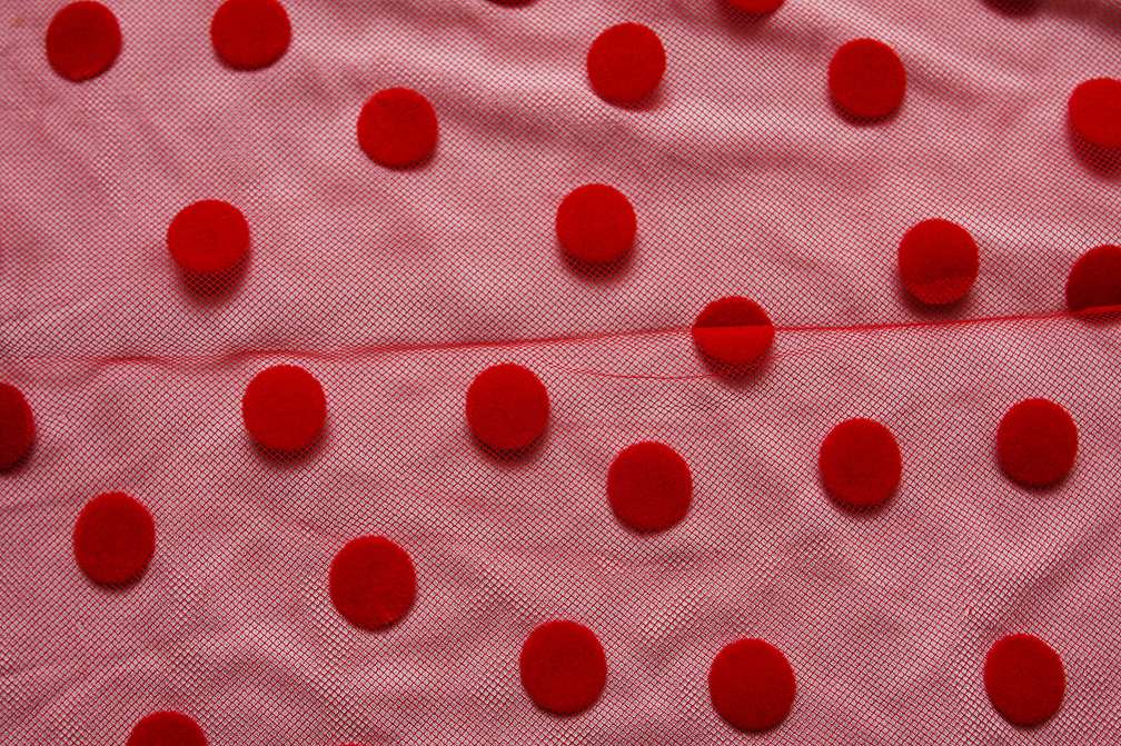 Flocking on Tulle
