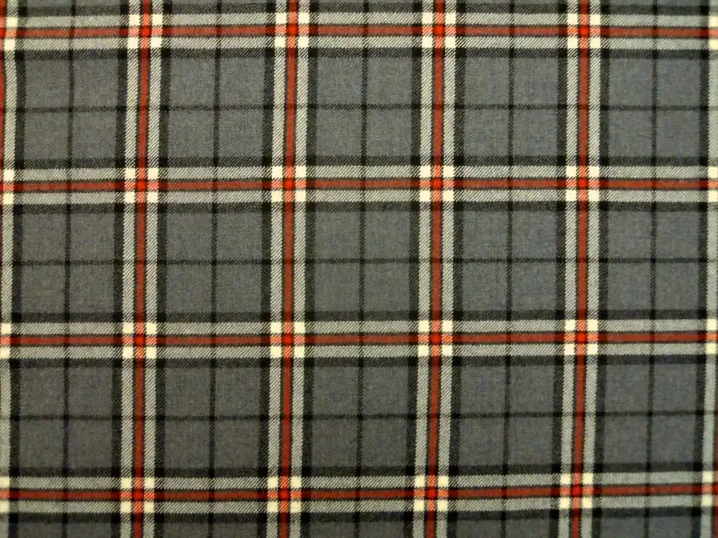 Virgin Wool Plaid0
