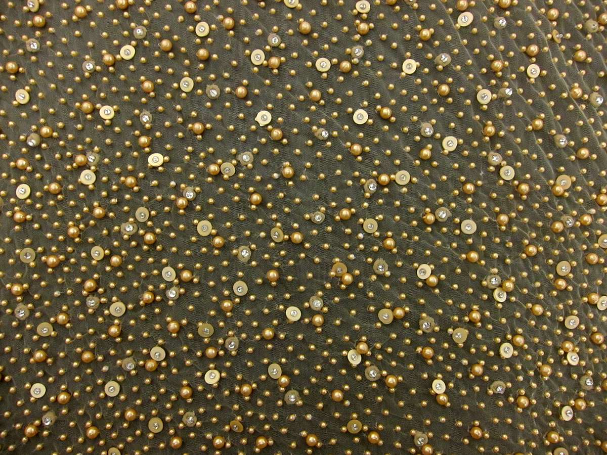 Novelty Beaded Tulle0