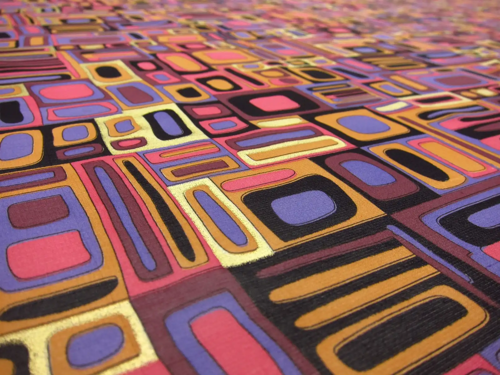 Metallic Printed Silk Chiffon2