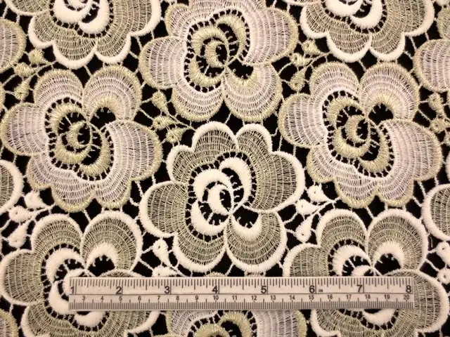 Metallic Guipure Lace1