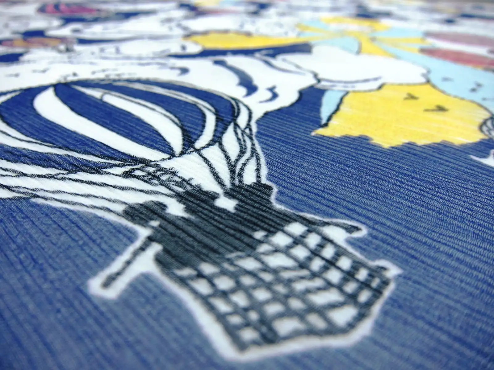Printed Silk Crinkle Chiffon2