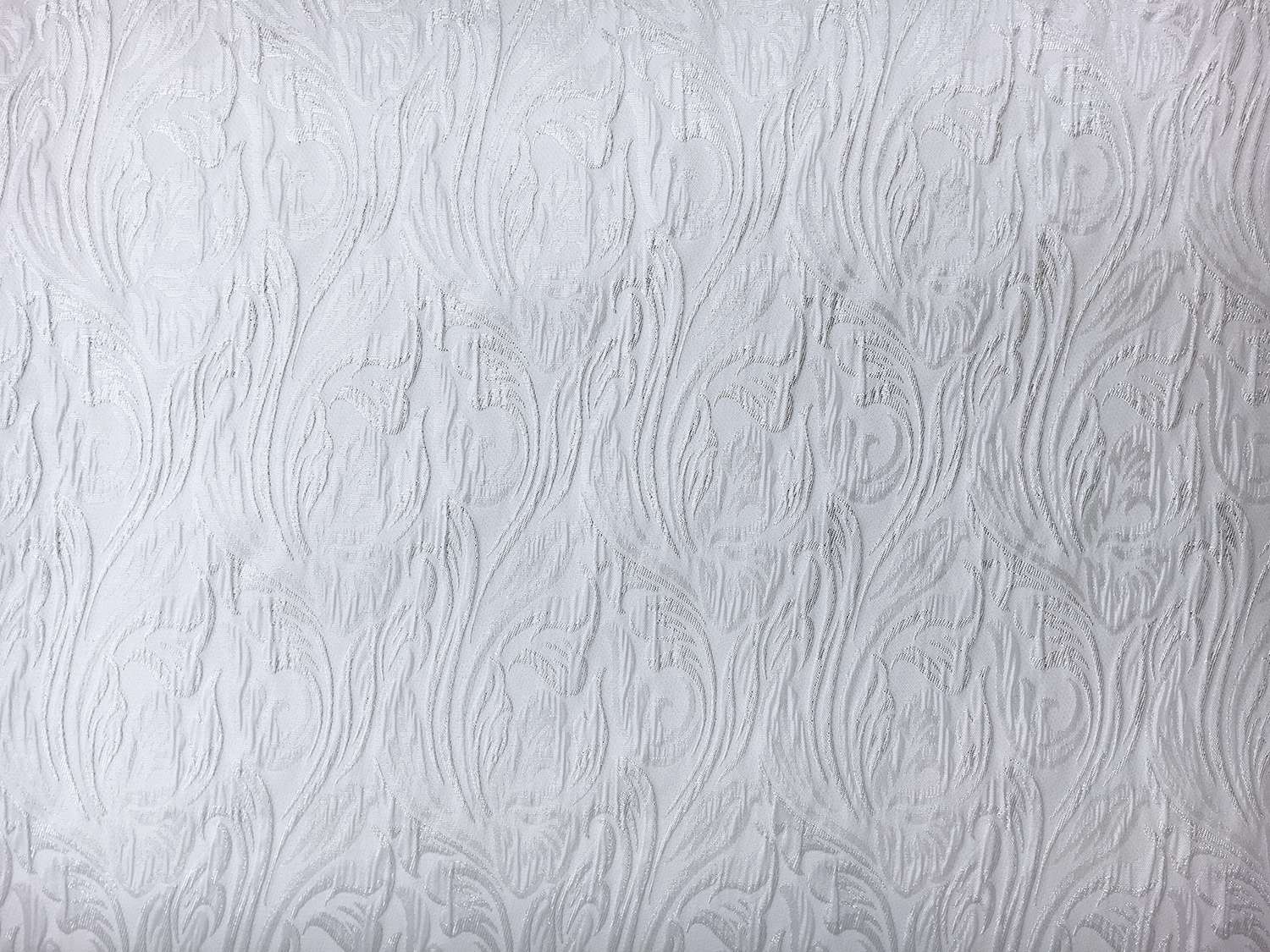 Silver Metallic Brocade0