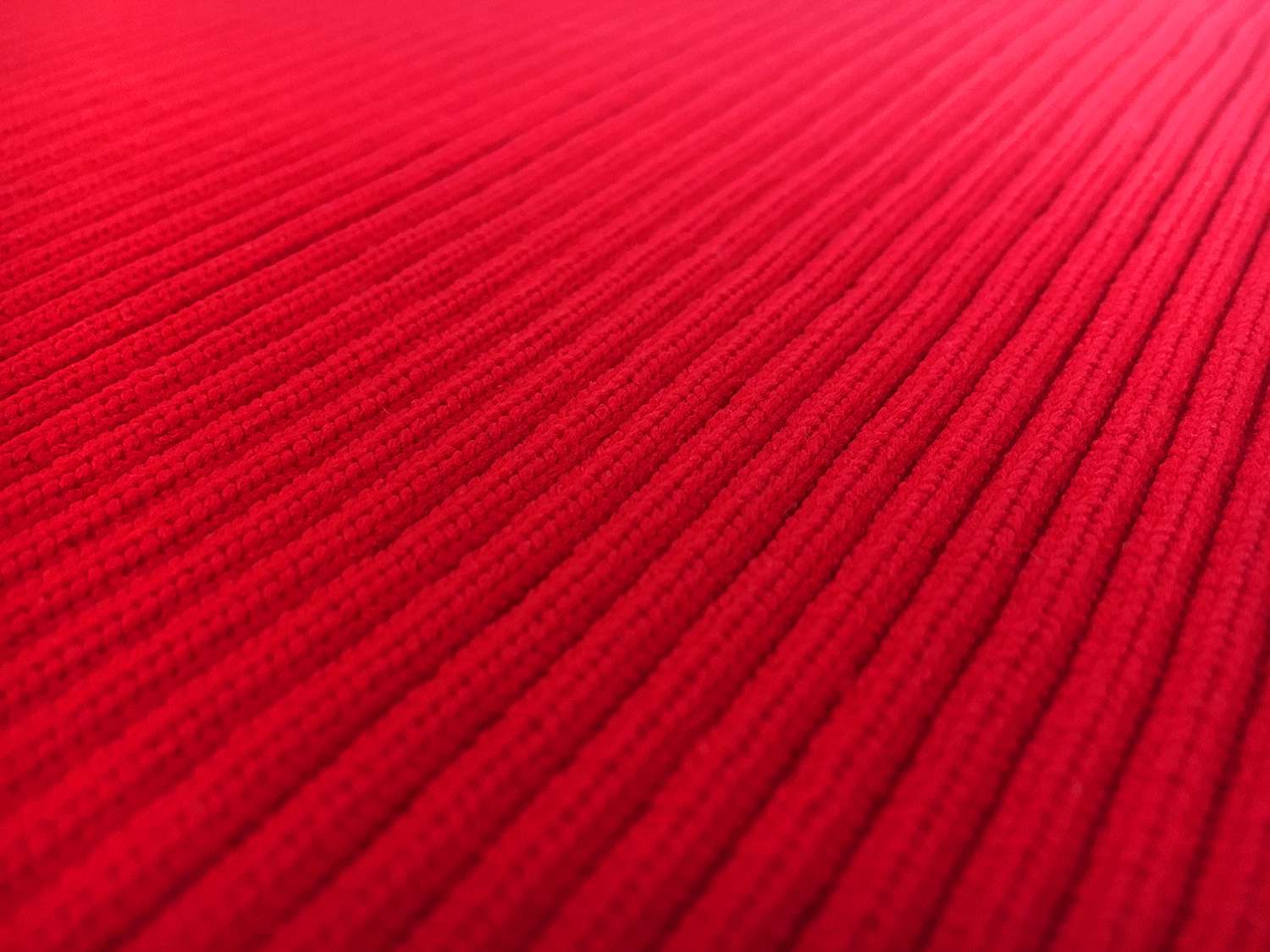 Nylon Rib Knit in Red1