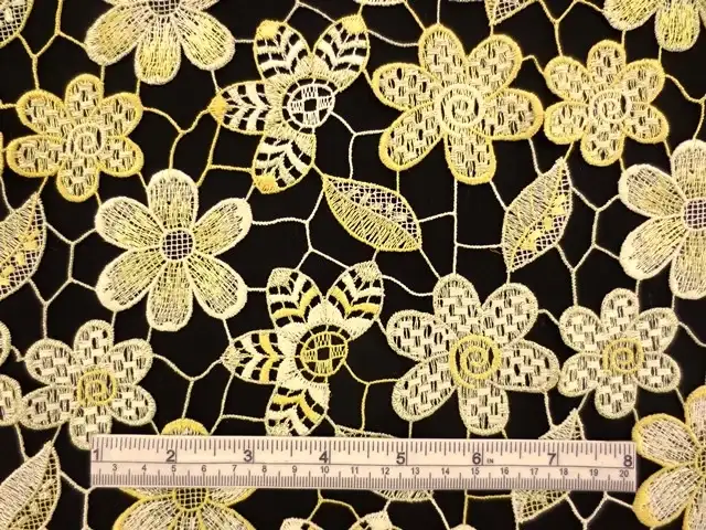 Metallic Guipure Lace1