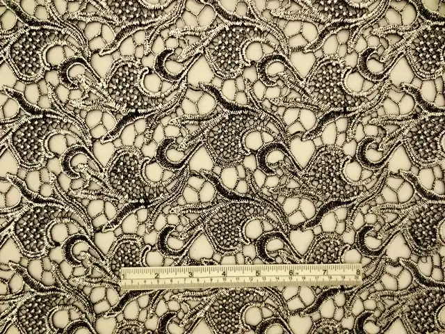 Metallic Guipure Lace1