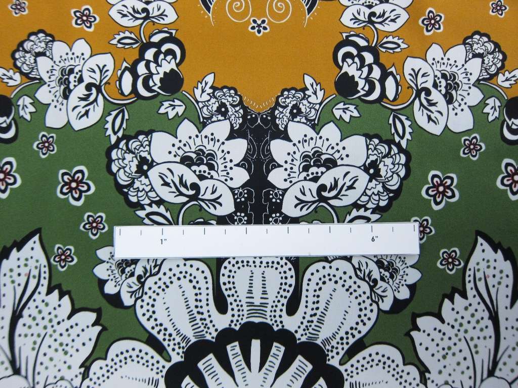Printed Silk Charmeuse Panel1