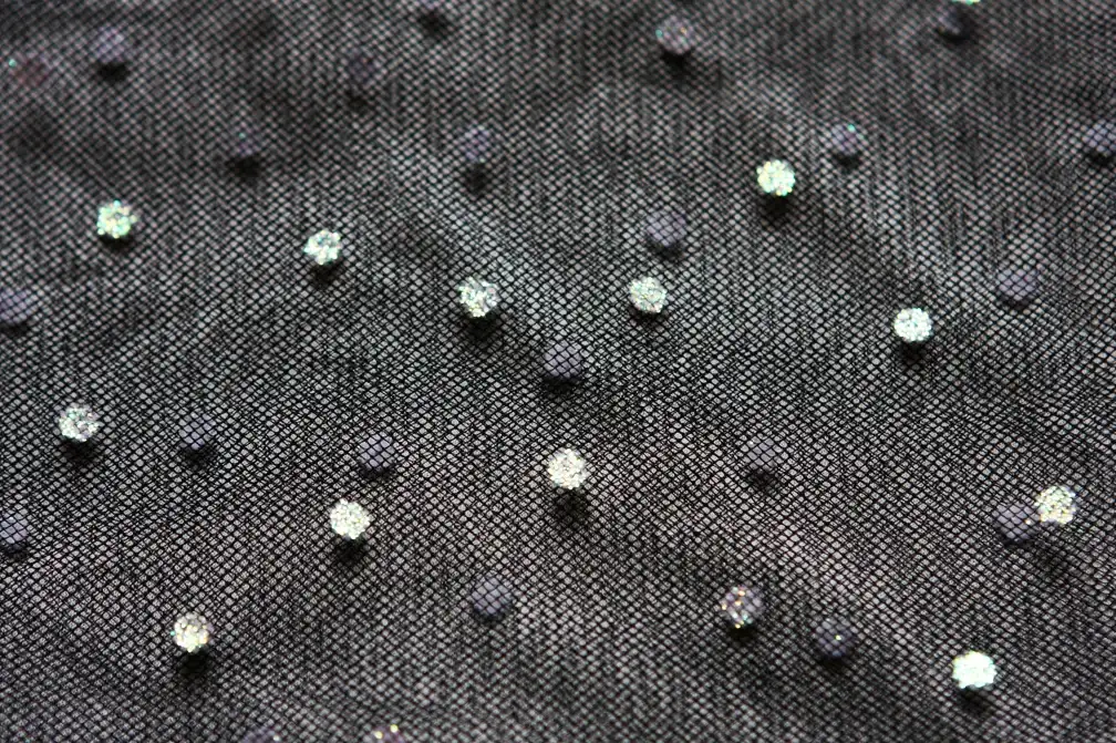 Sparkle Flocking on Tulle2