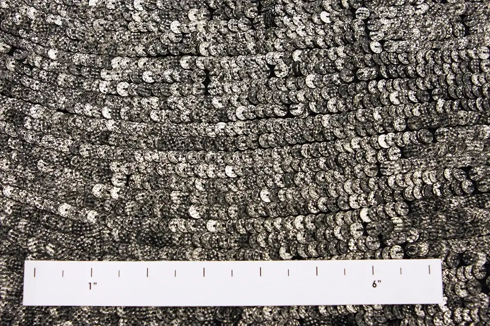 Novelty Sequins on Silk Chiffon1