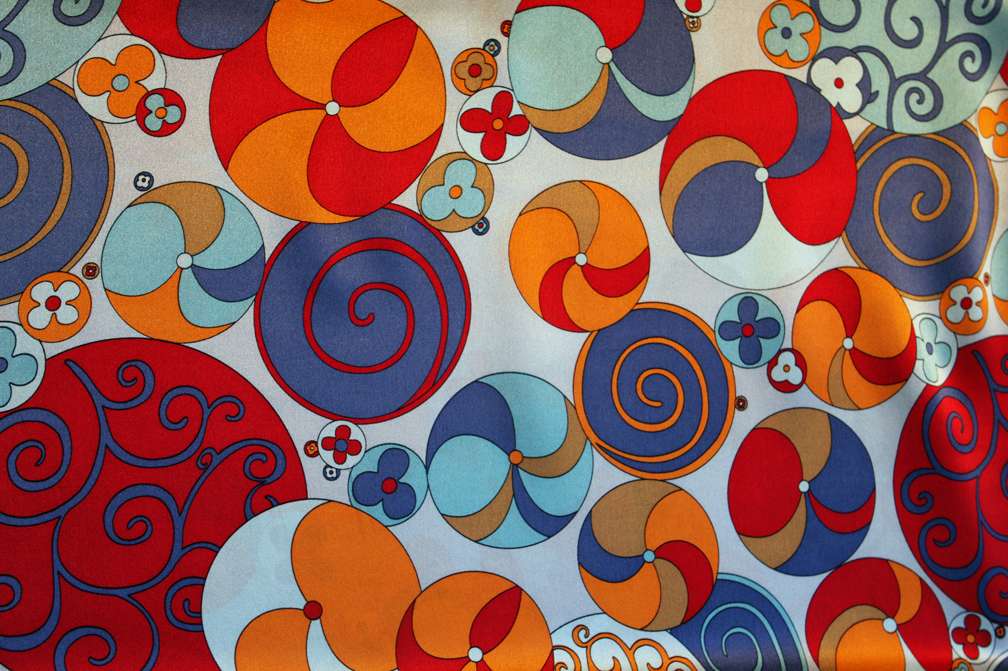 Printed Silk Charmeuse