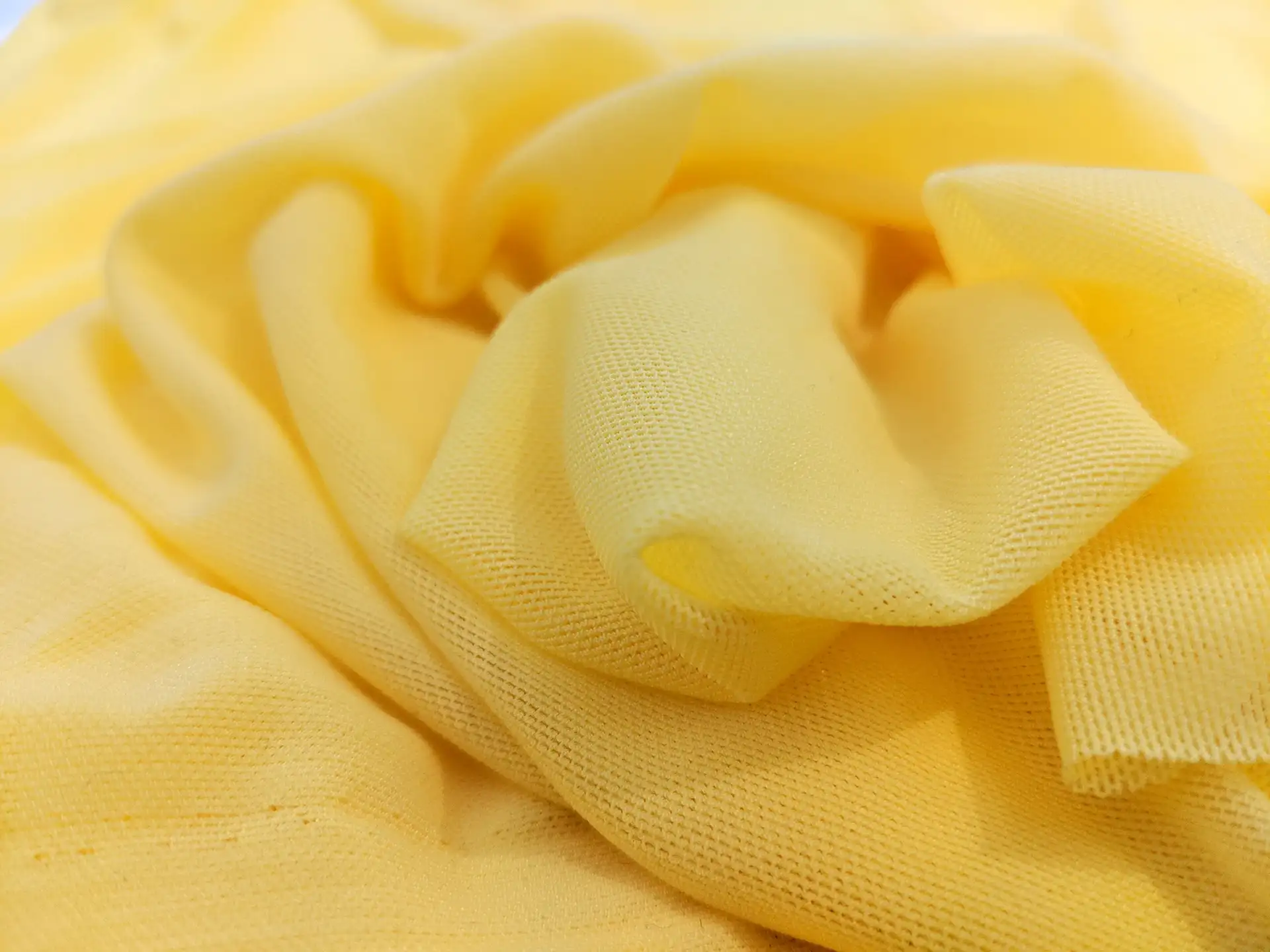 Stretch Tulle in Dandelion 