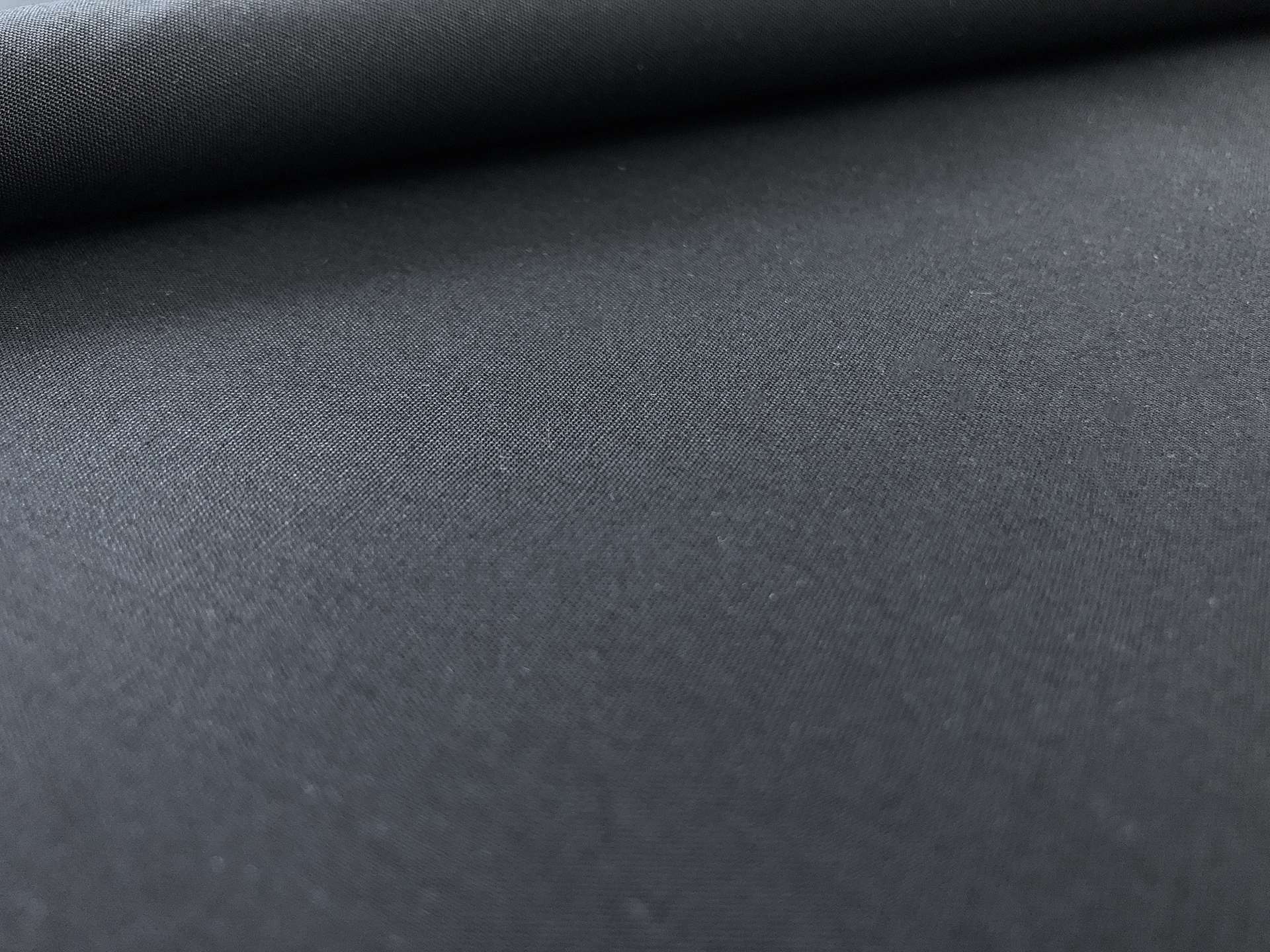 Imported Pima Cotton Broadcloth in Black