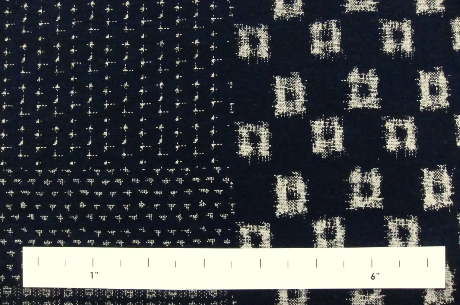  Japanese Cotton Print in Indigo Patchwork