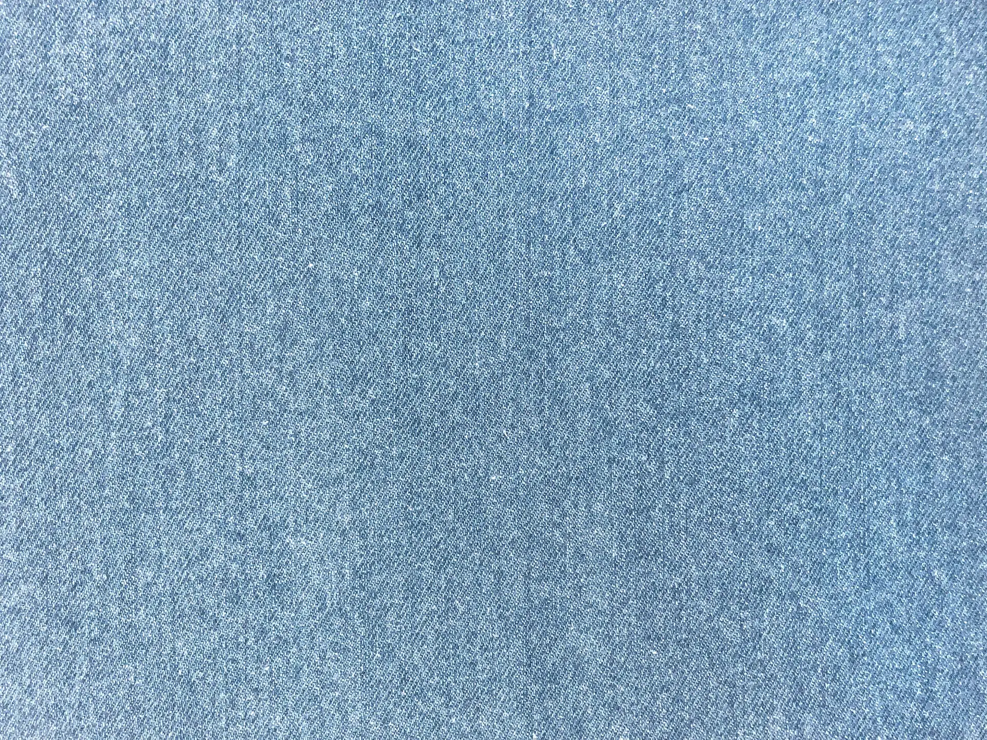 12 oz Washed Cotton Denim in Light Indigo