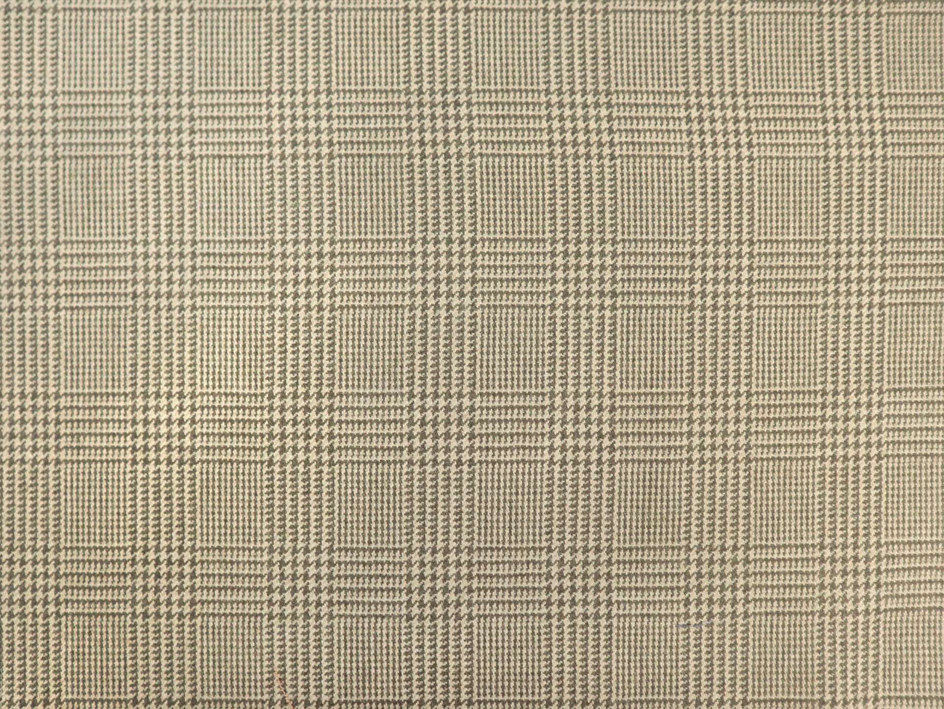 Wool Glen Check Suiting in Hunter's Green