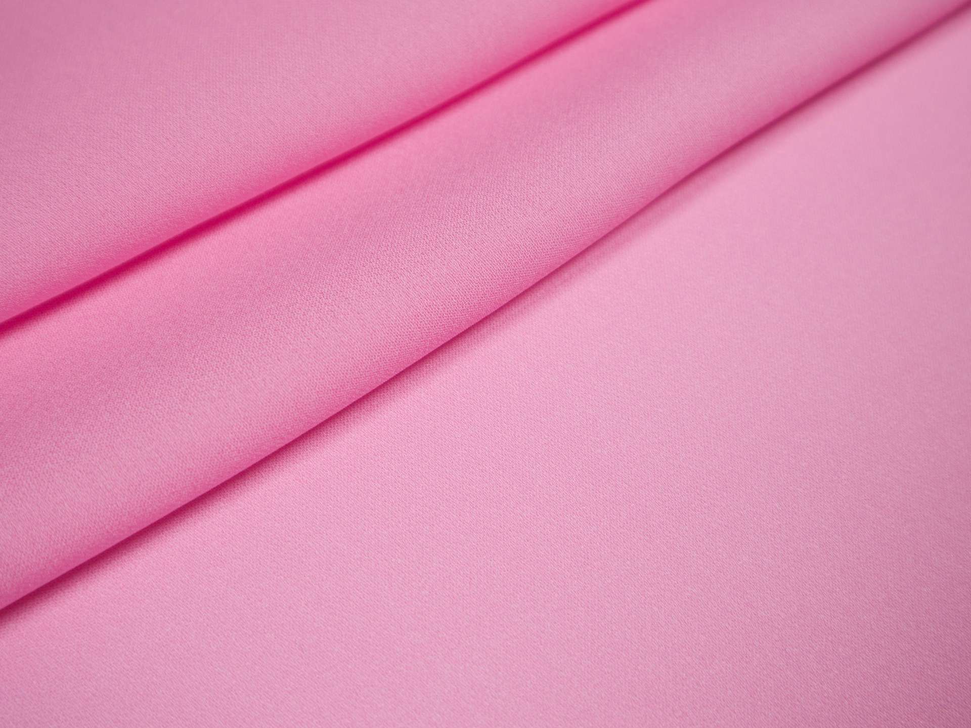 Silk Georgette in Candy Pink folded