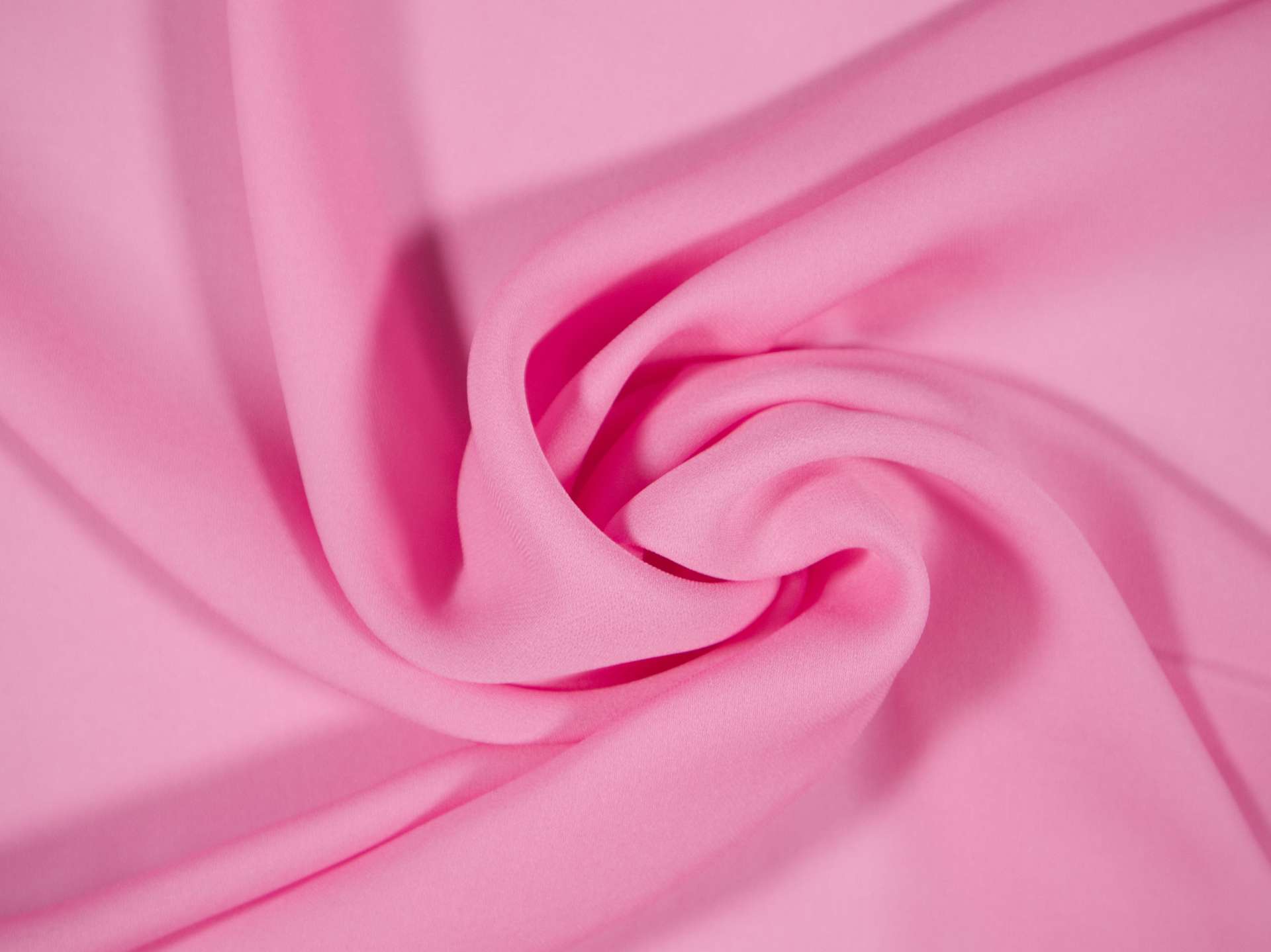 Silk Georgette in Candy Pink draped