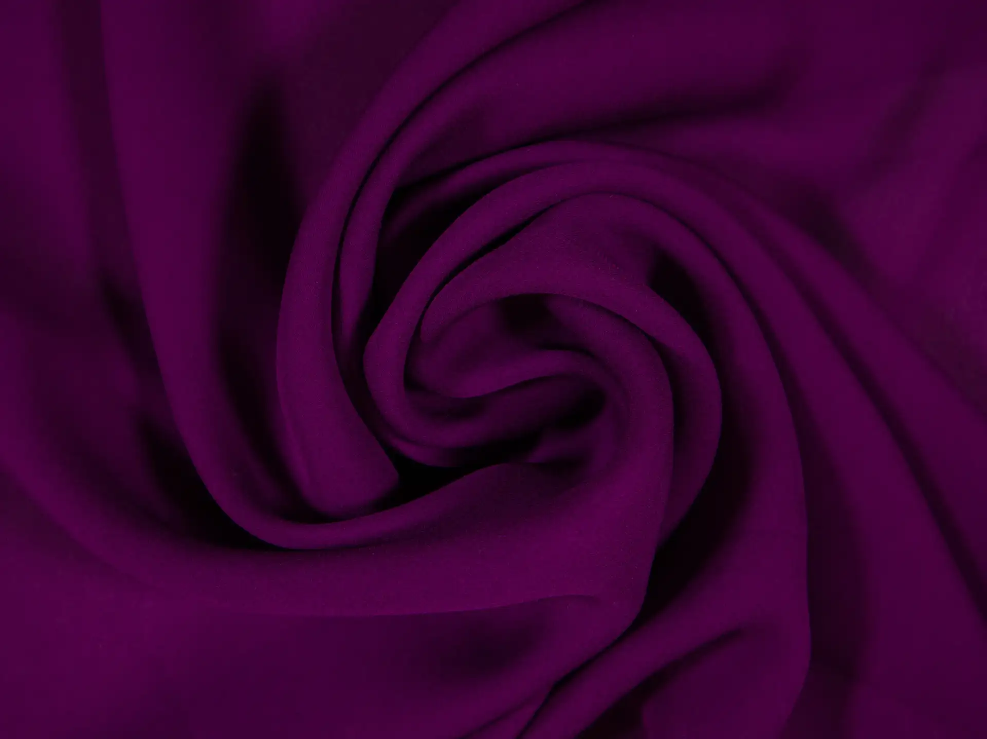 Silk Georgette in Mulberry folded
