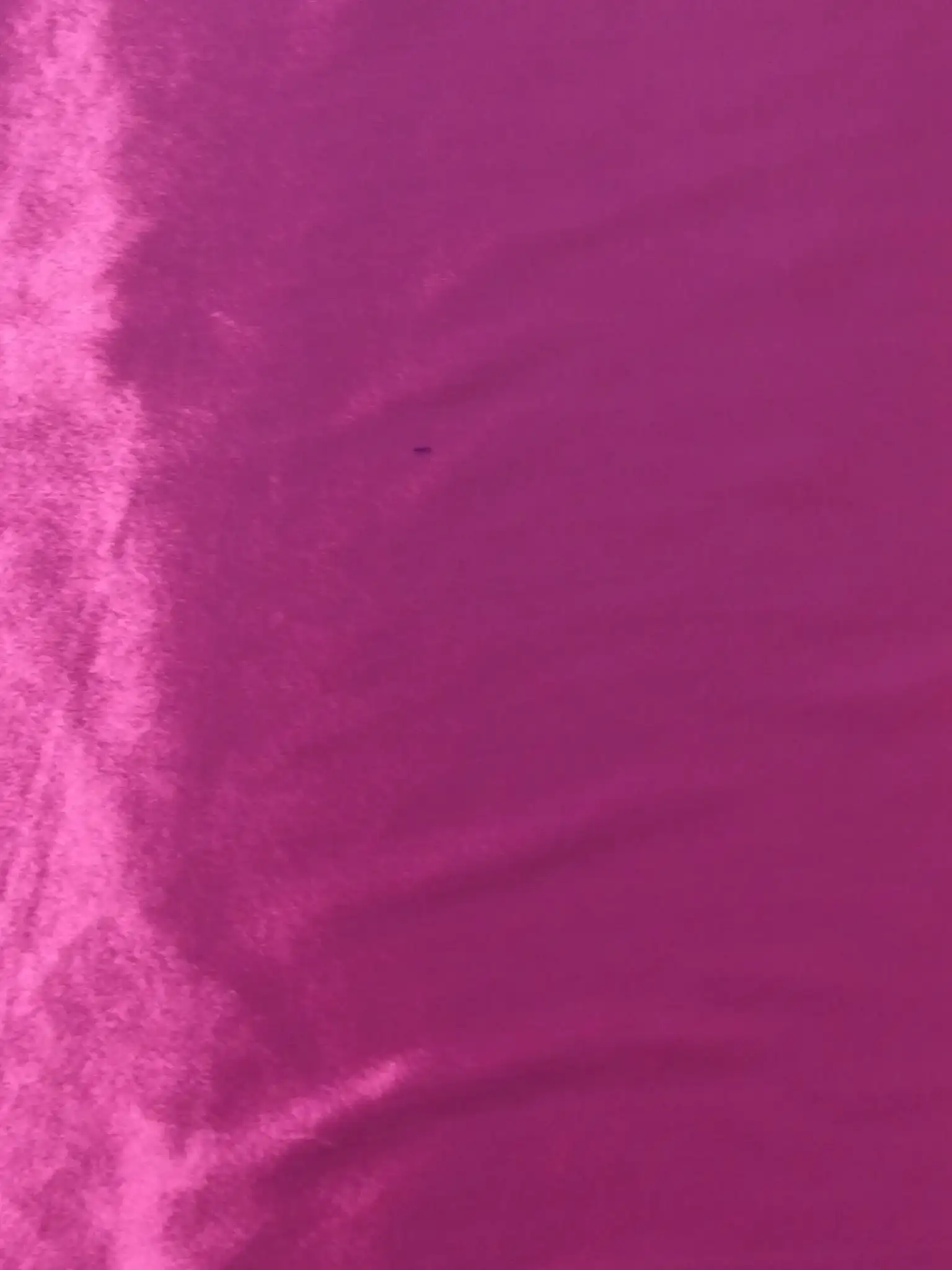 Silk and Rayon Panne' Velvet in Fuchsia