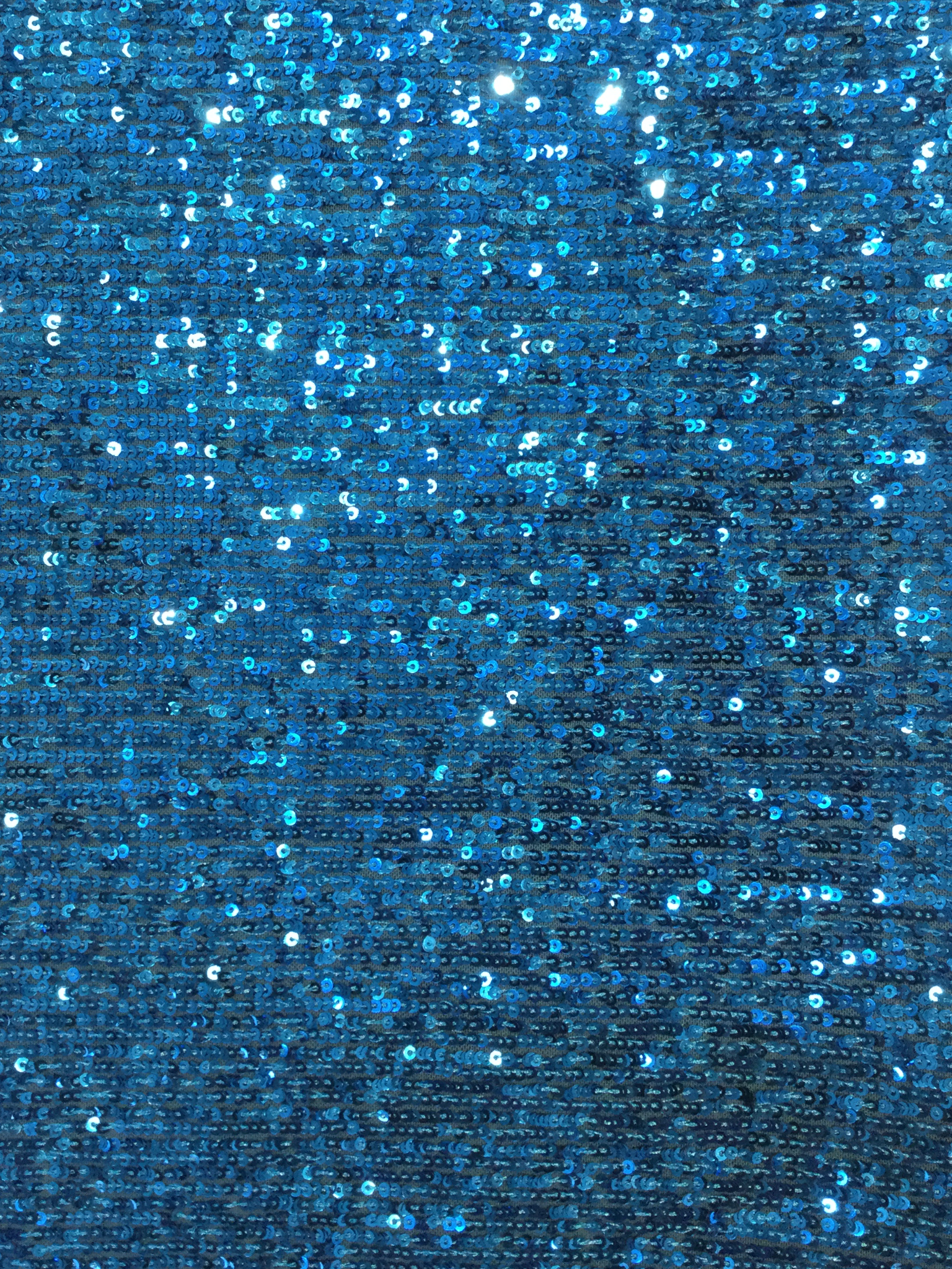 Mini Sequins on Stretch Tulle in Aquamarine
