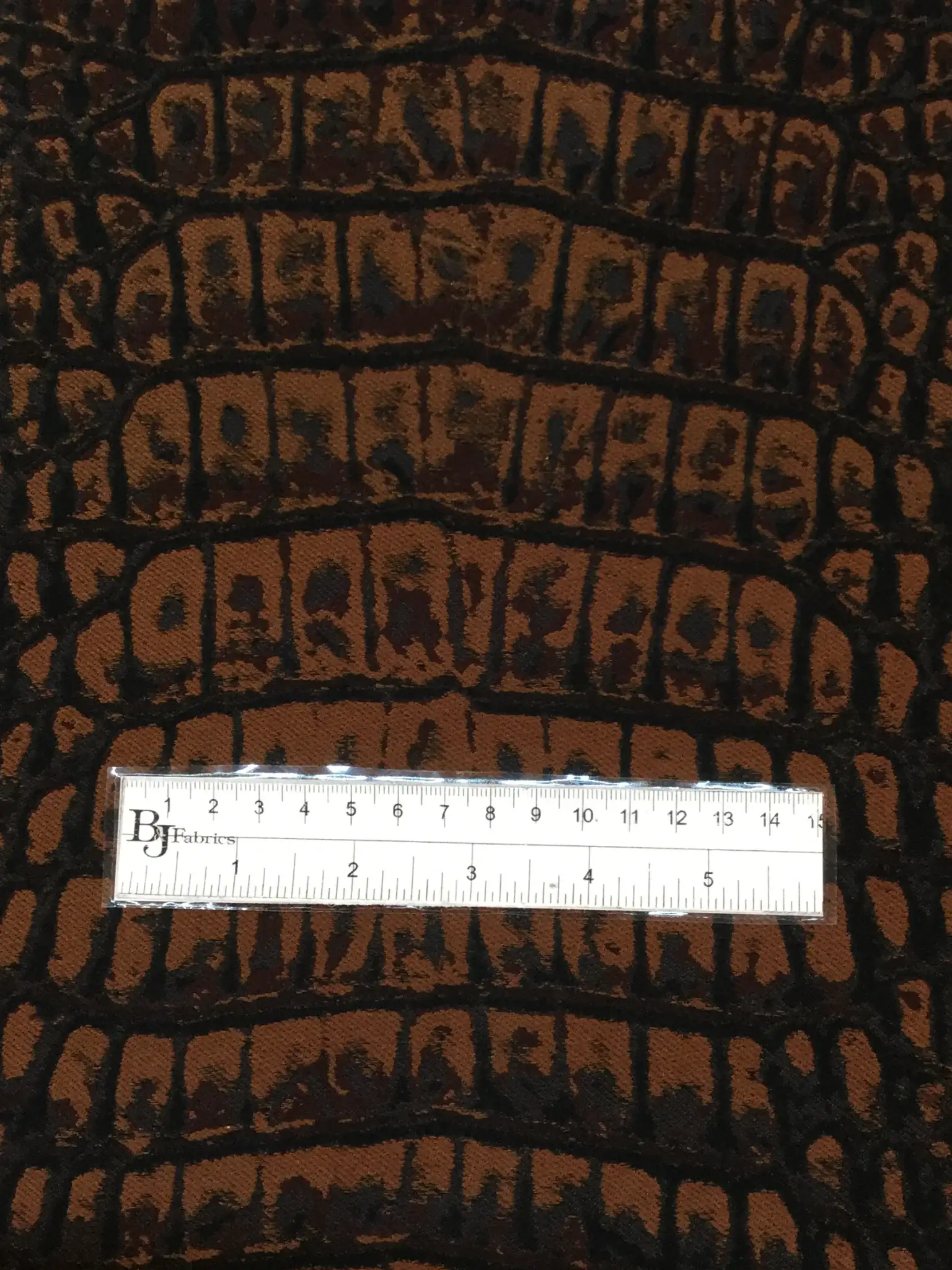 Alligator Patterned Brocade