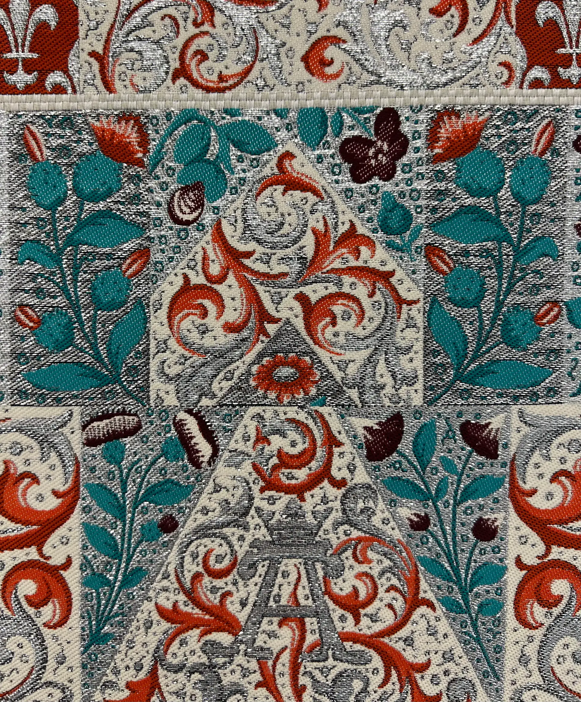 Jacquard Metallic Brocade 