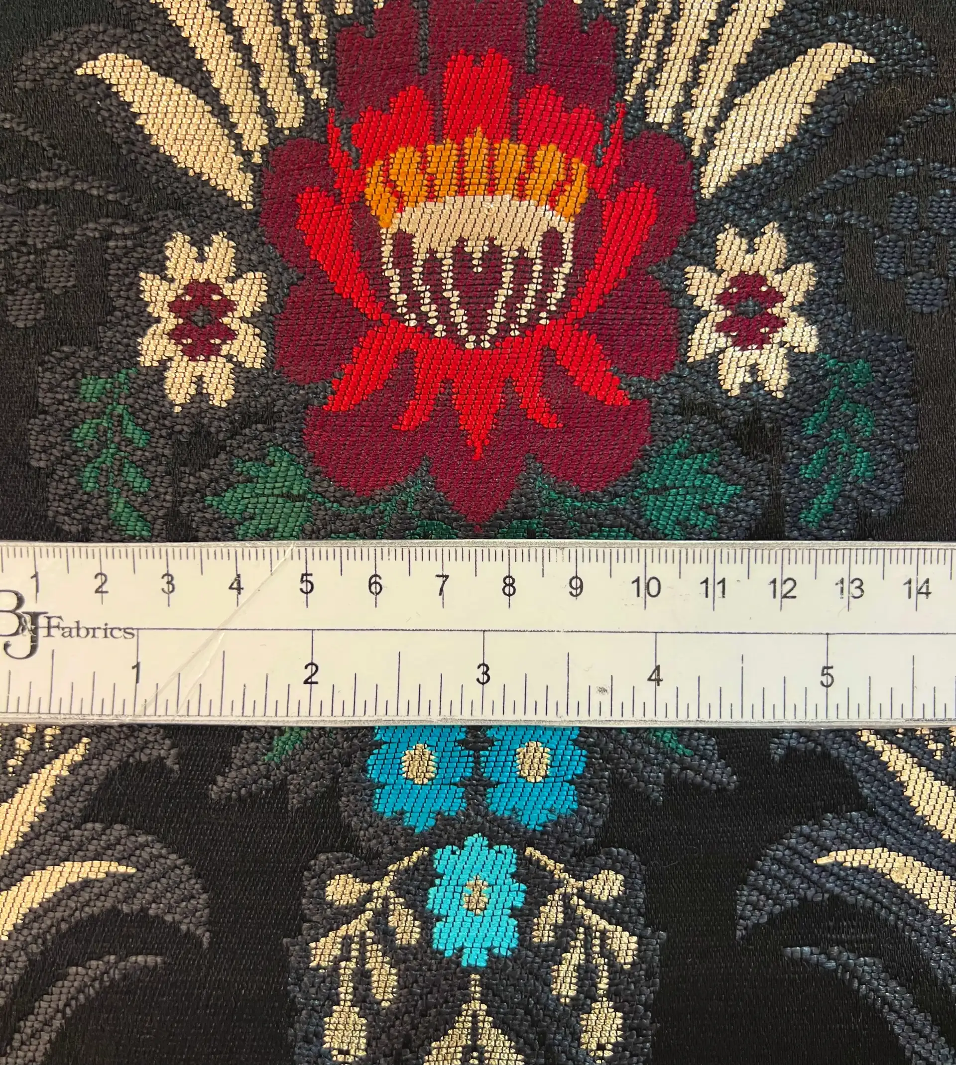 Handloom Brocade in Black