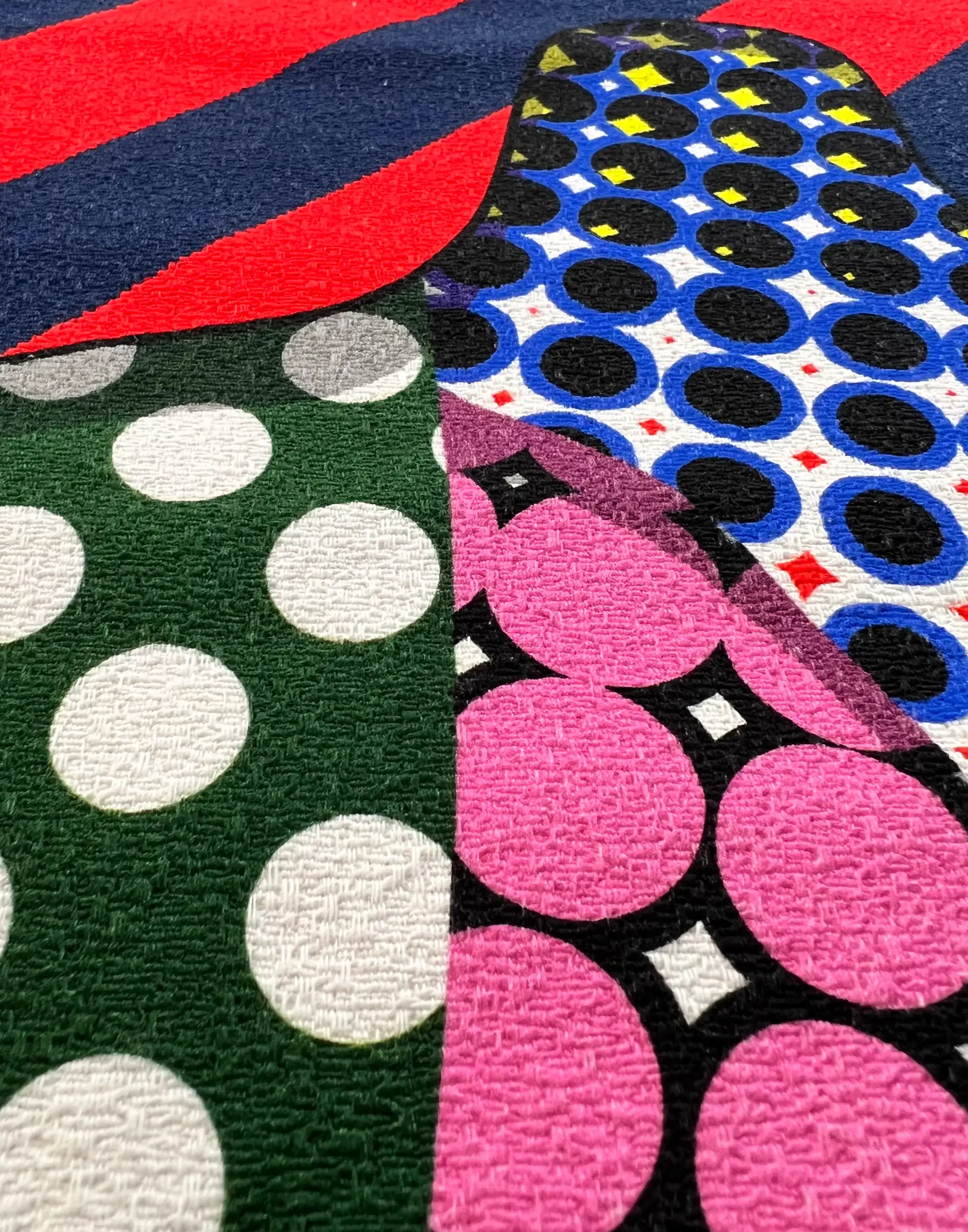 Heavy Textured Abstract Cotton