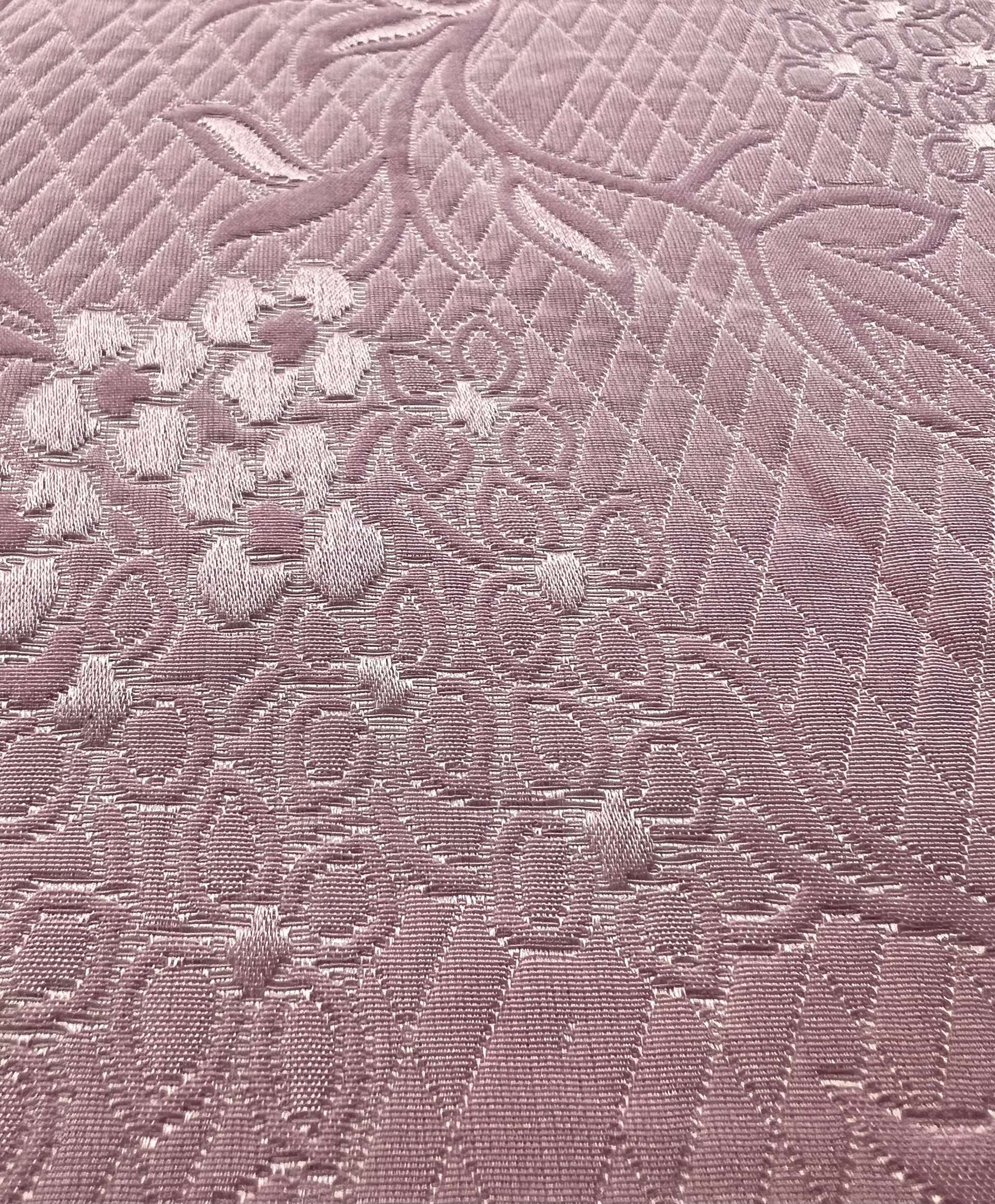 Silk & Viscose Brocade in Pink