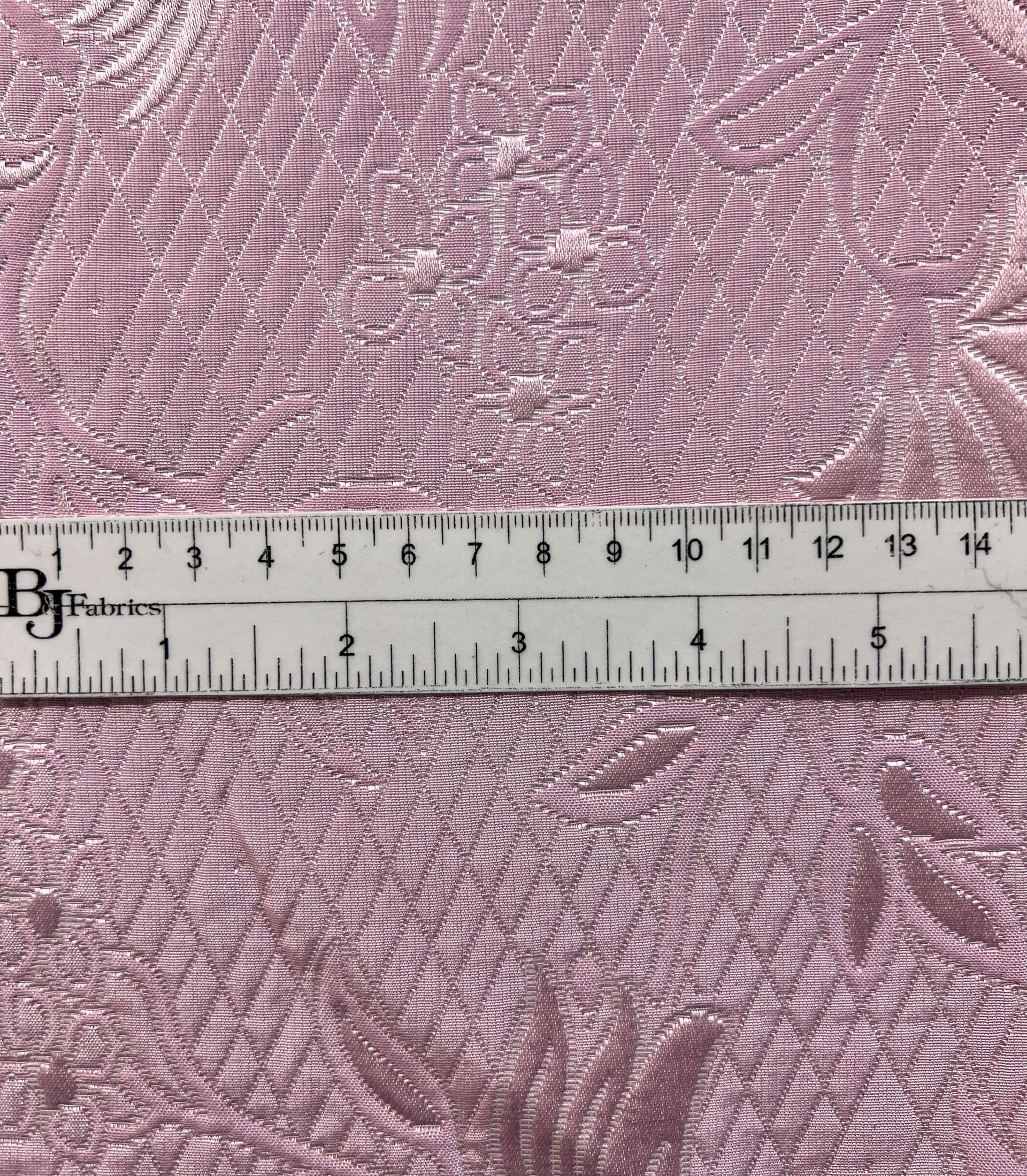 Silk & Viscose Brocade in Pink