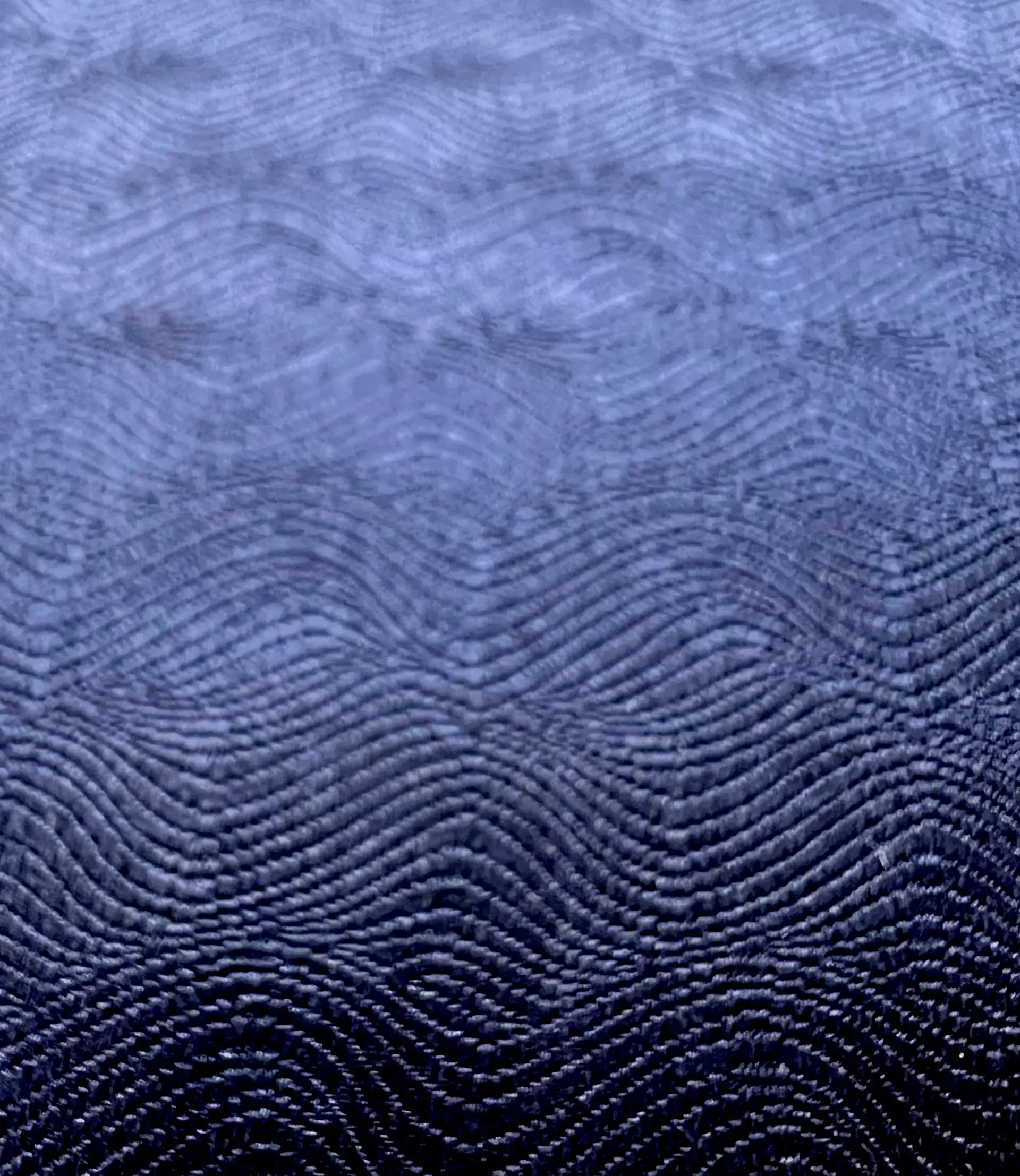 Made in Italy Pure Silk Wave Pattern Jacquard in Regal