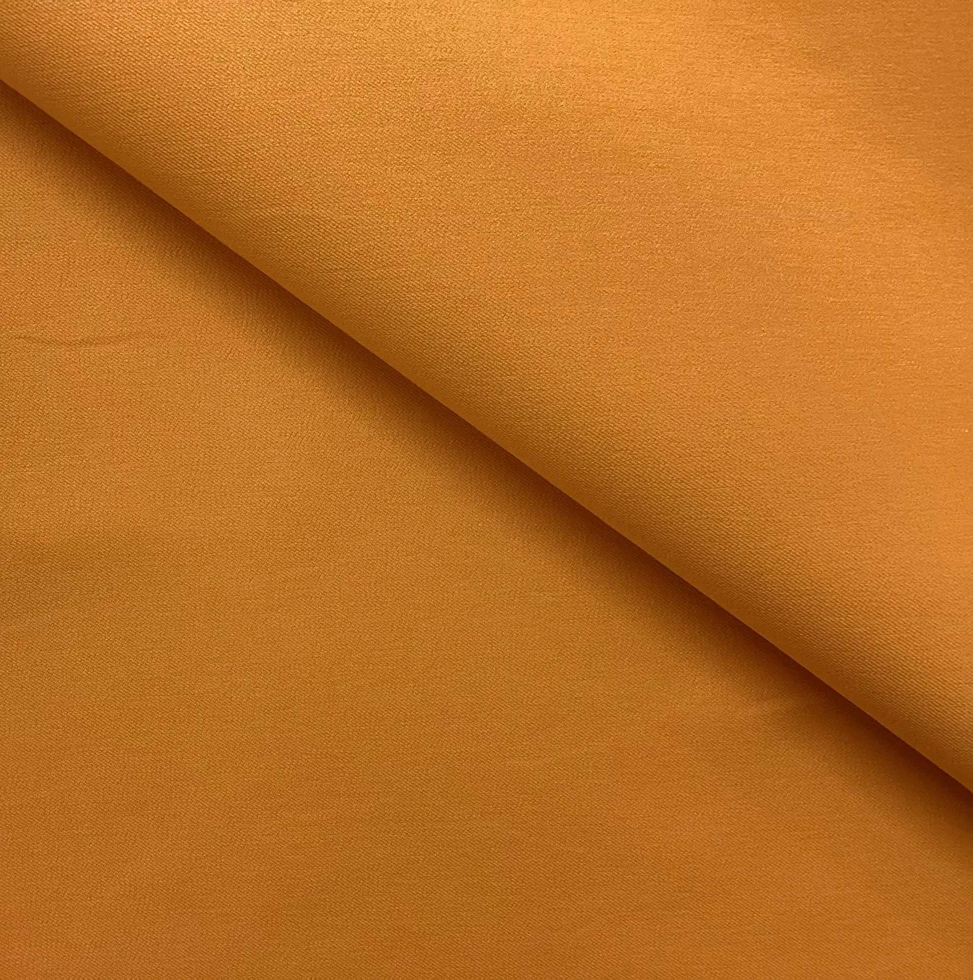 Cotton Lycra Bi-Stretch In Tangerine 