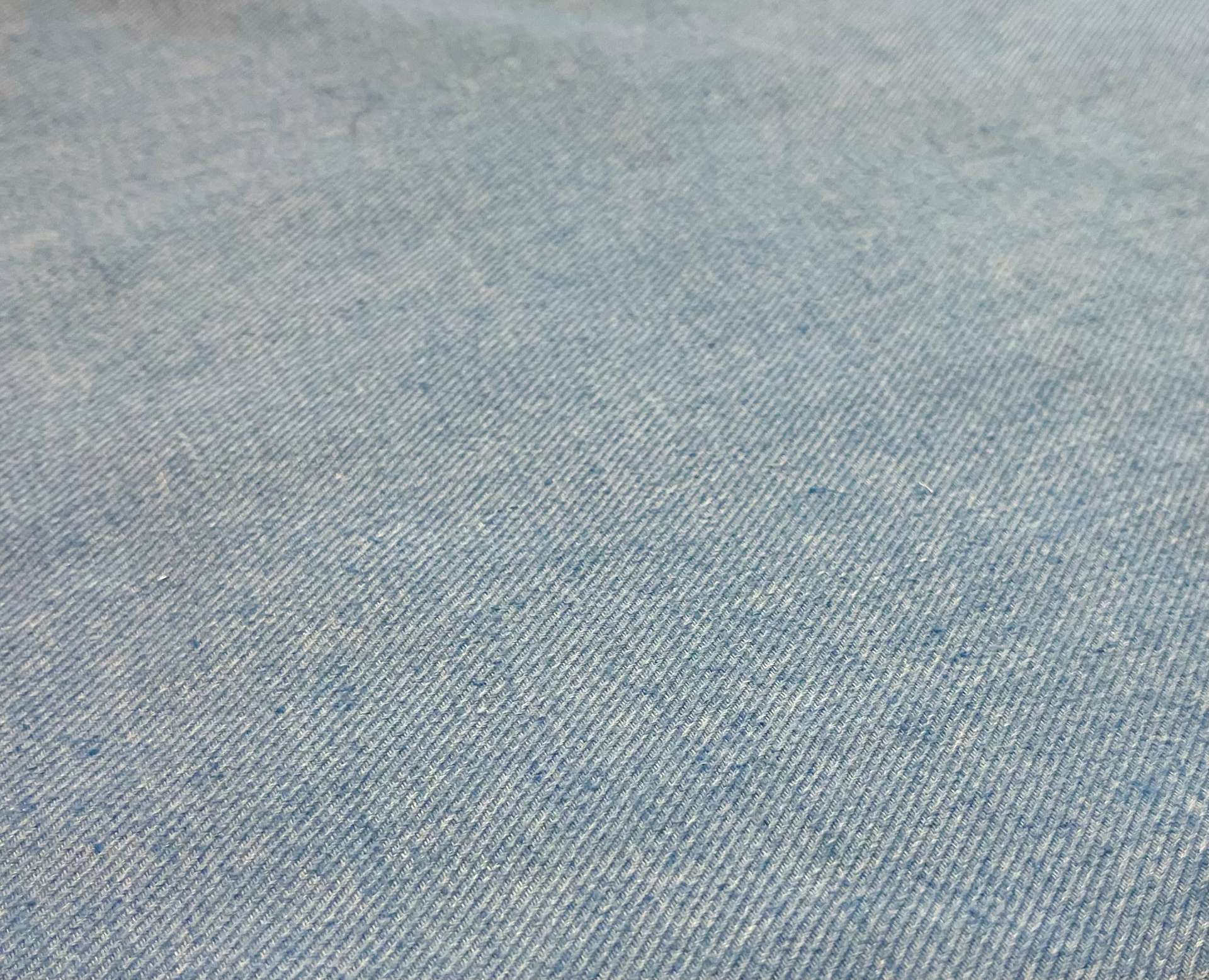 Cotton Linen Poly Twill in Blue Sky
