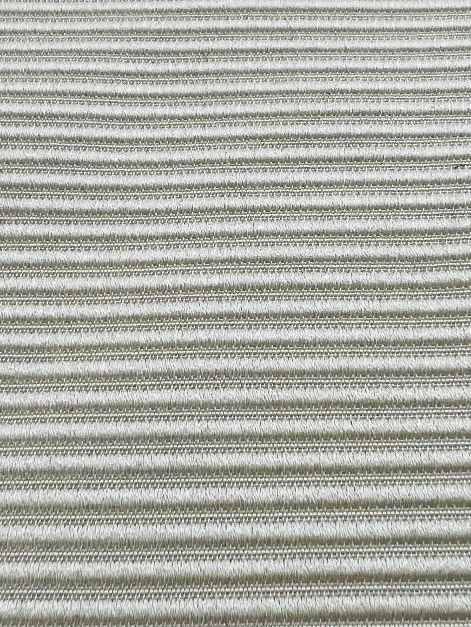 Silk Ottoman in Antique White