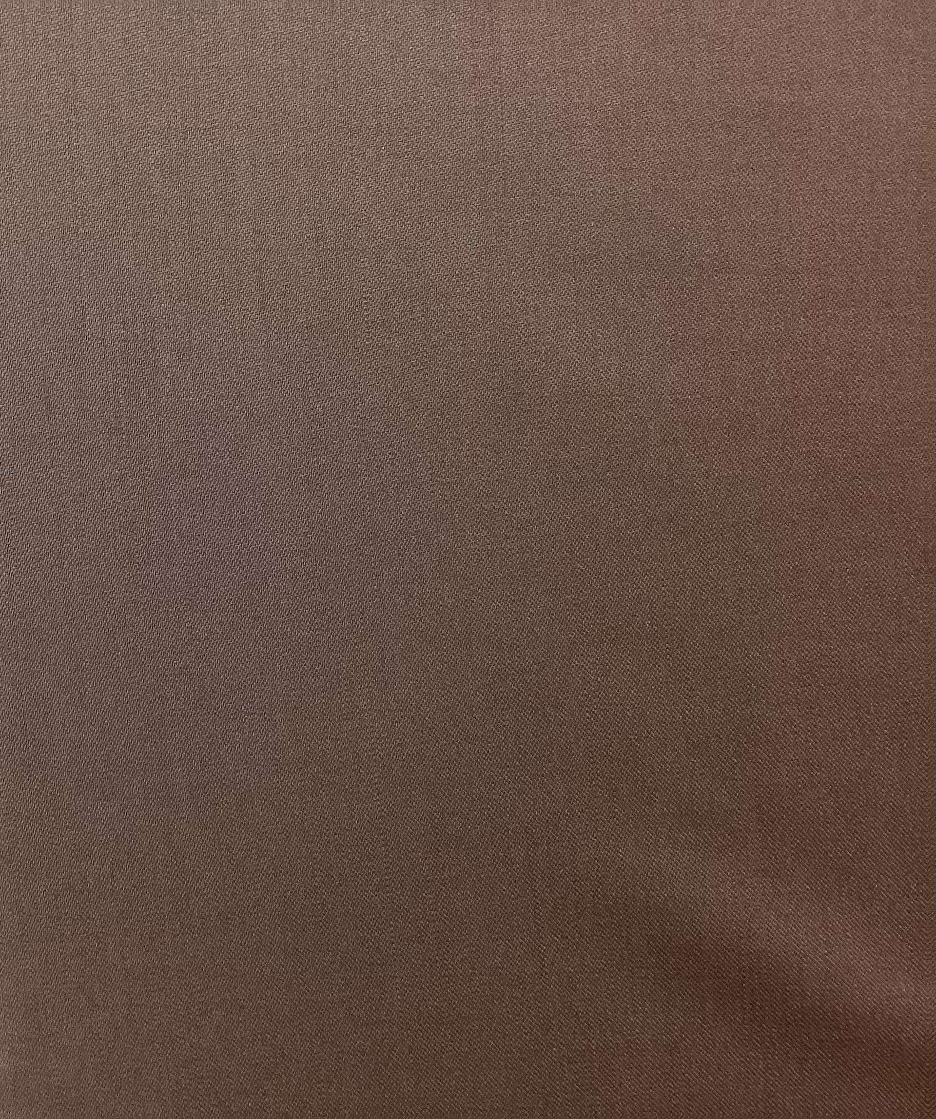 Italian Stretch Wool Satin Faille in Raisin