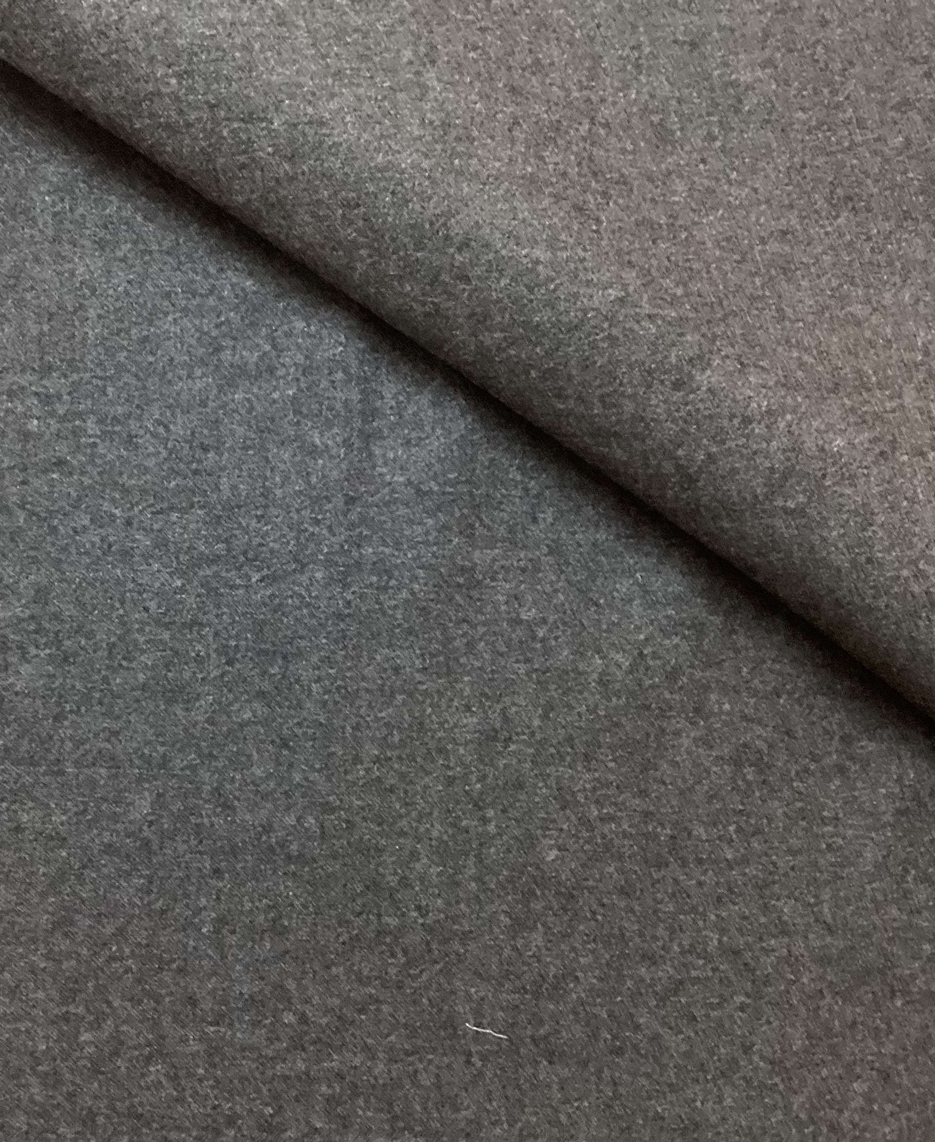 Made in Italy Vitale Barberis Pure Wool Flannel In Graphite 
