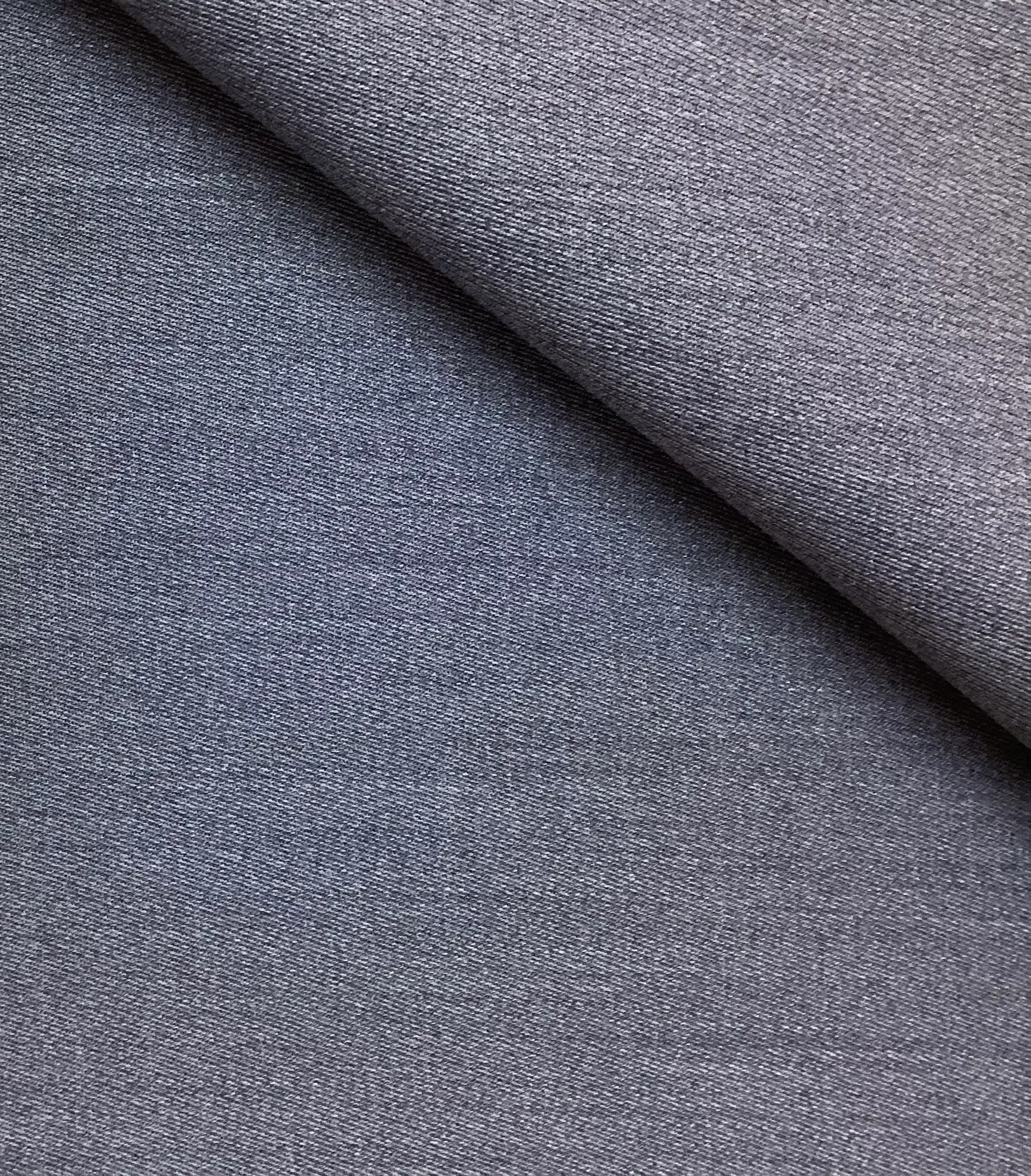 Italian Wool Blend Twill in Denim Blue
