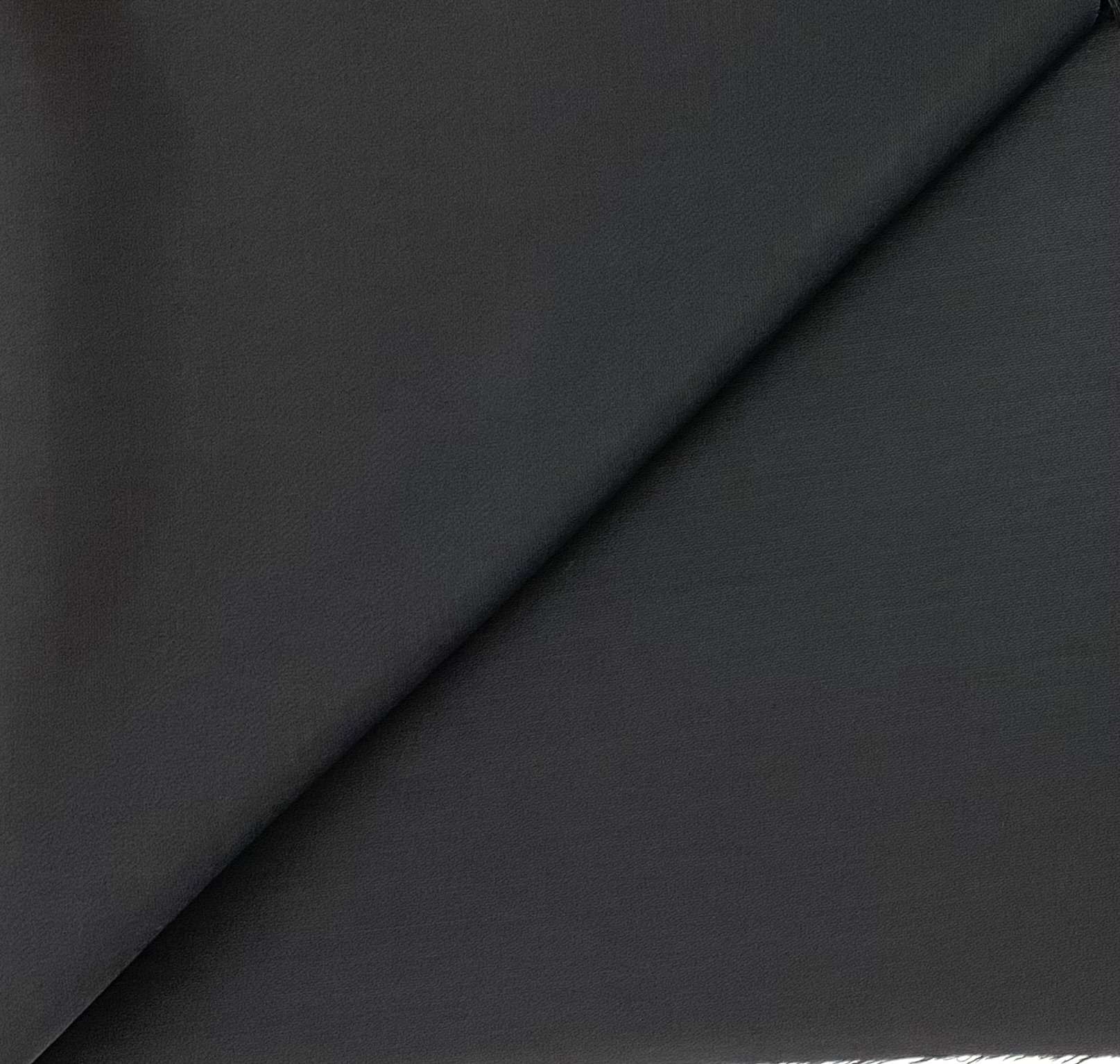 Italian Heavy Silk and Wool in Black