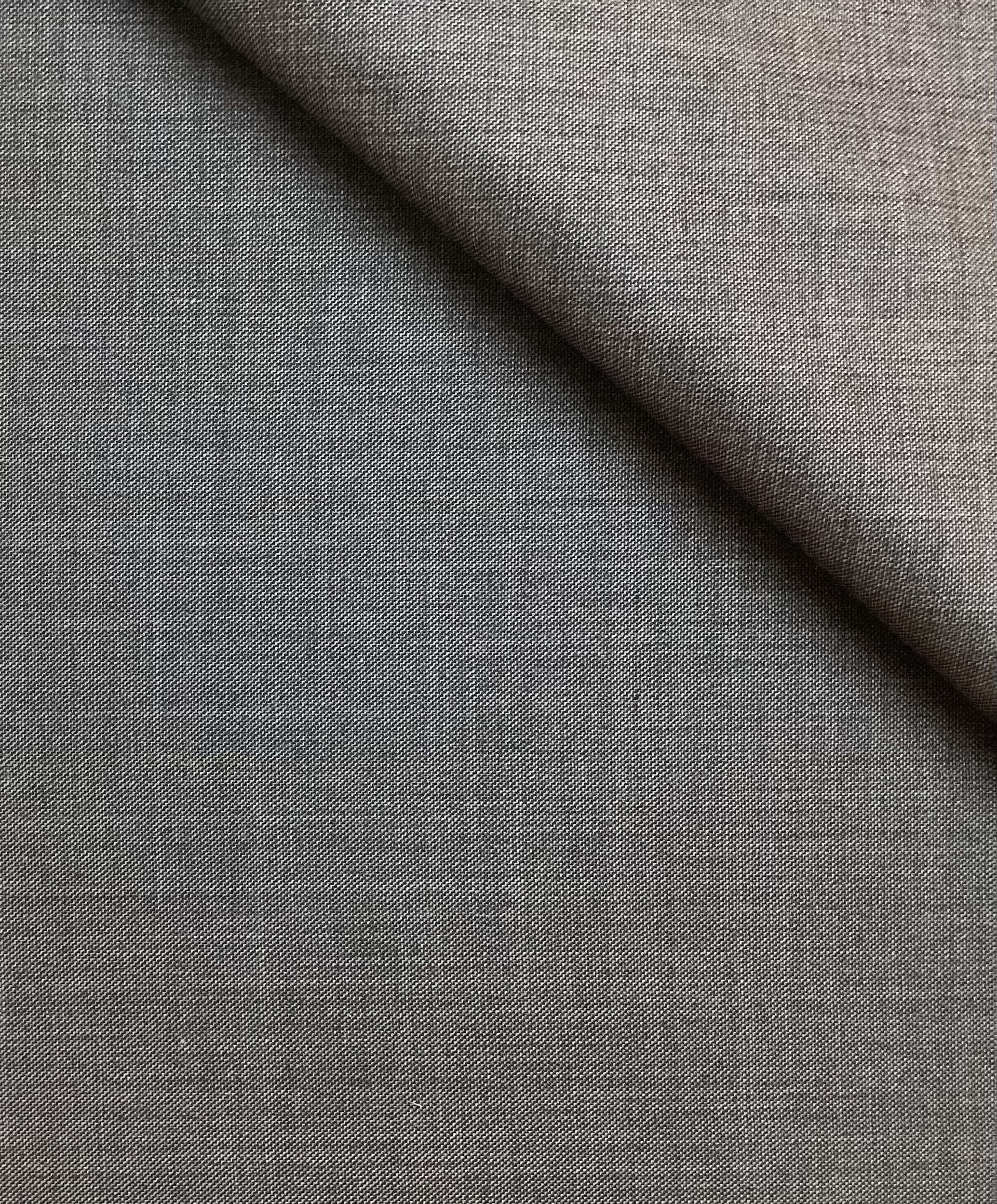 Made In England Super 160s Wool Suiting in Charcoal