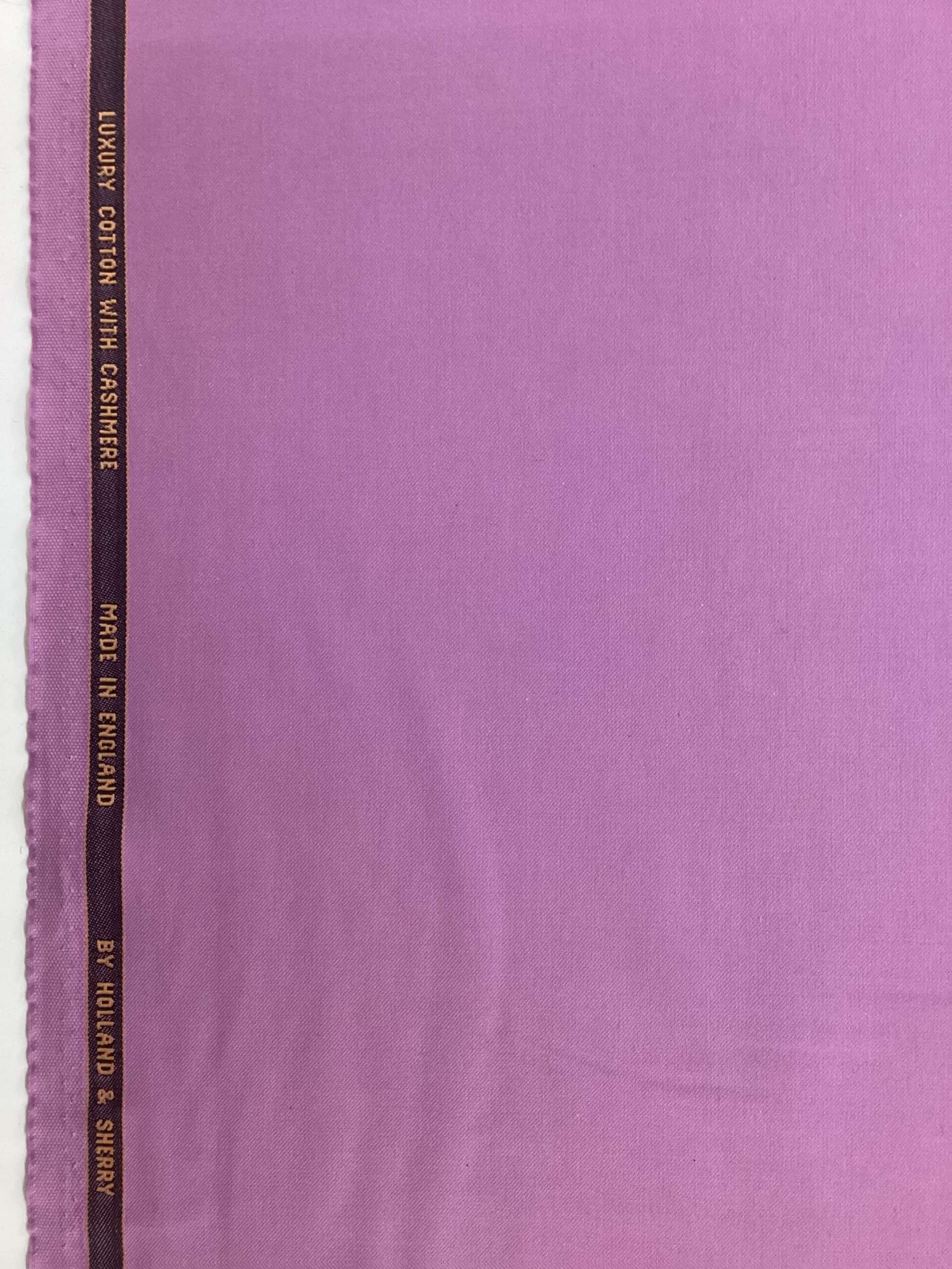  ENGLISH HOLLAND'S SHERRY COTTON CASHMERE SUITING IN ORCHID 