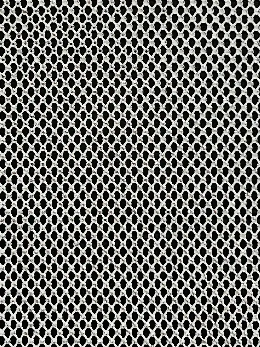 Made in Spain Micro Crystal Mesh in Silver