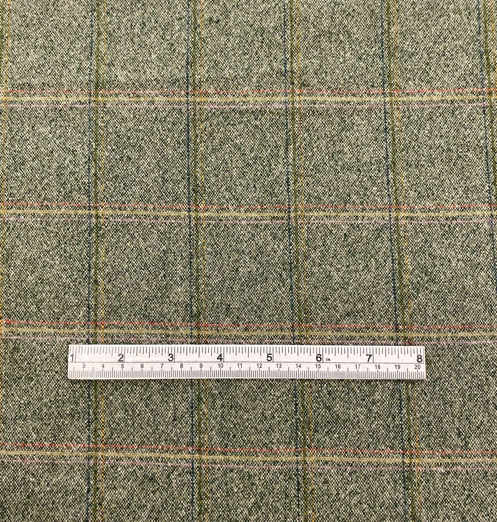 Made in Austria 82% Wool 18% Nylon Plaid