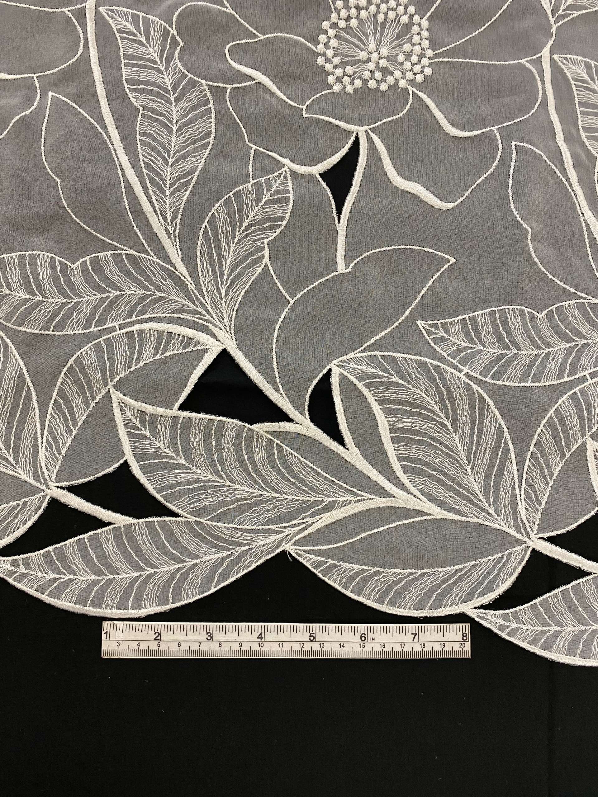 Embroidered Polyester Chiffon