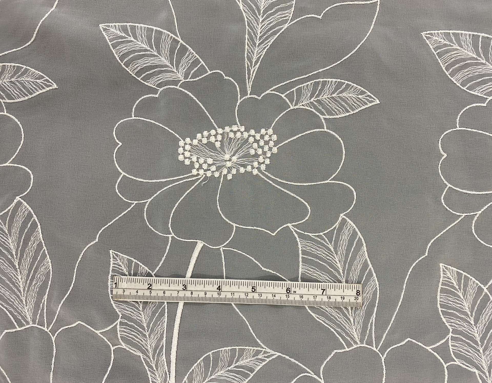 Embroidered Polyester Chiffon