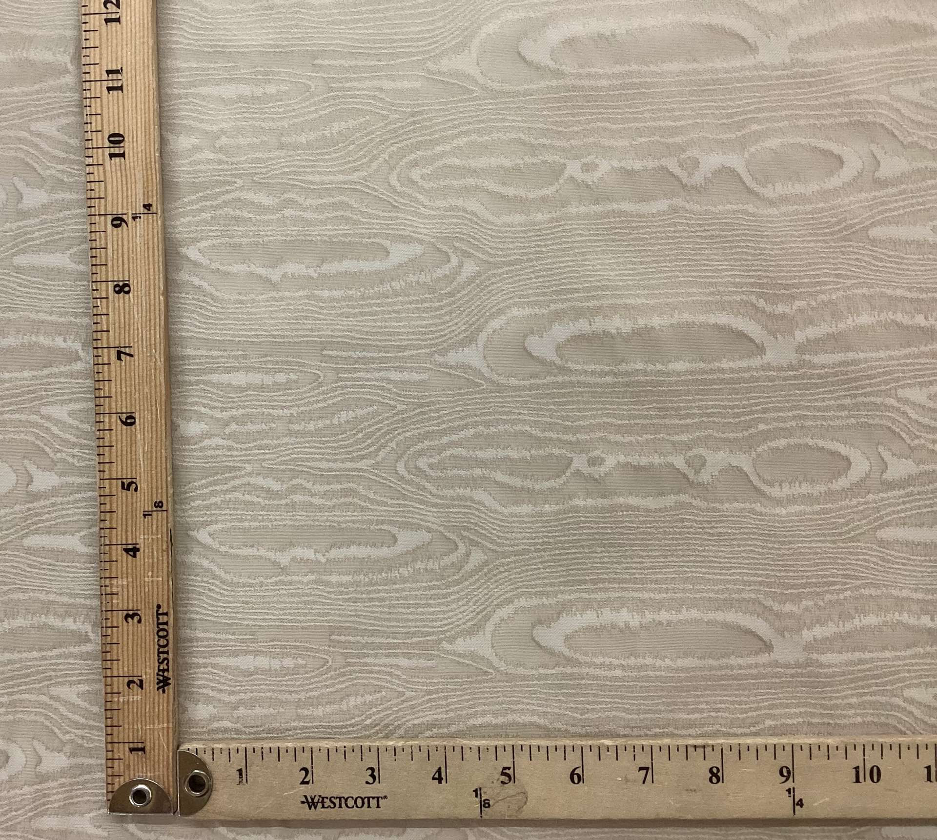 Italian Woven Moiré in Khaki