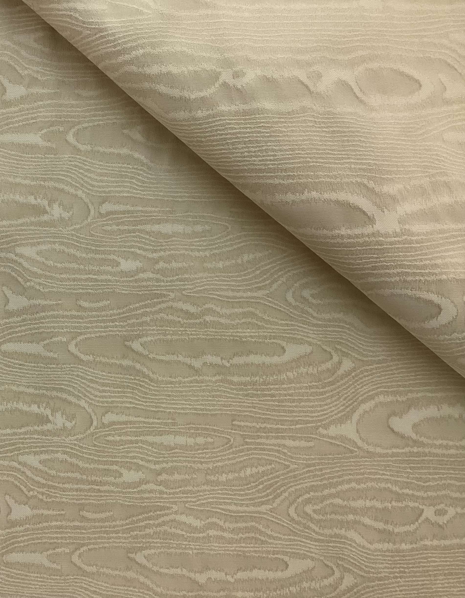 Italian Woven Moiré in Khaki