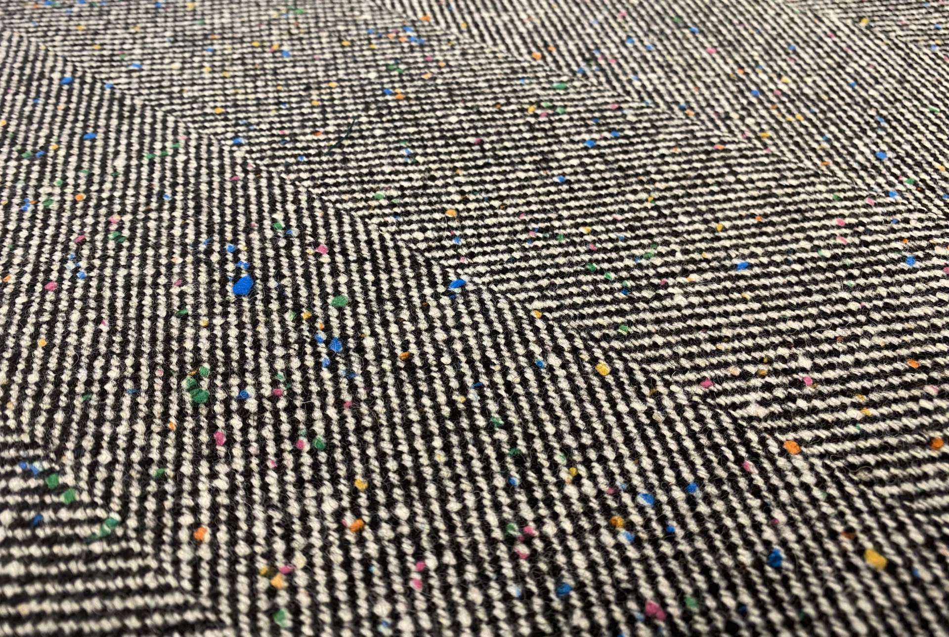 Wool Herringbone Donegal Tweed
